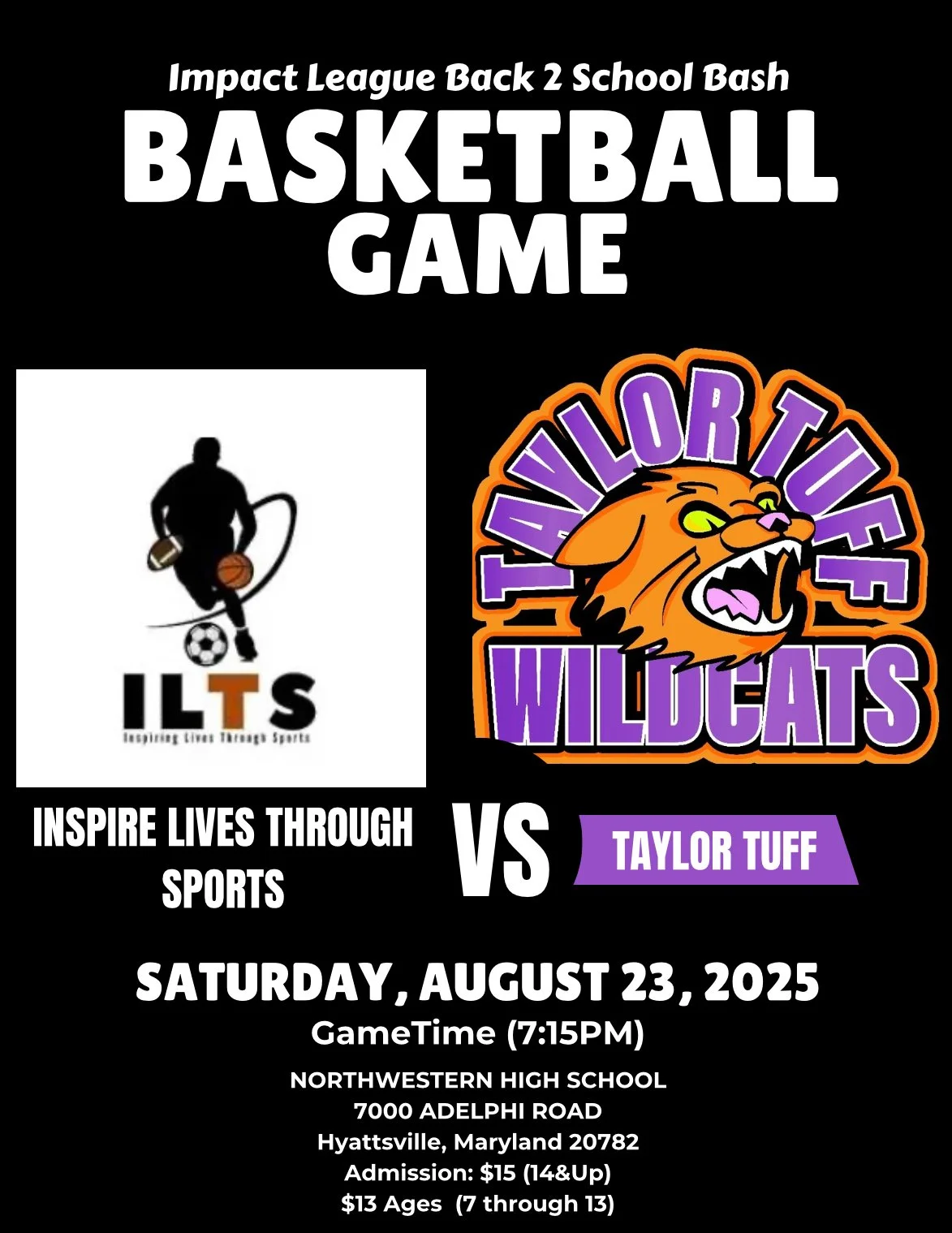 Tournament Game vs ILTS (Inspire Lives Through Sports)