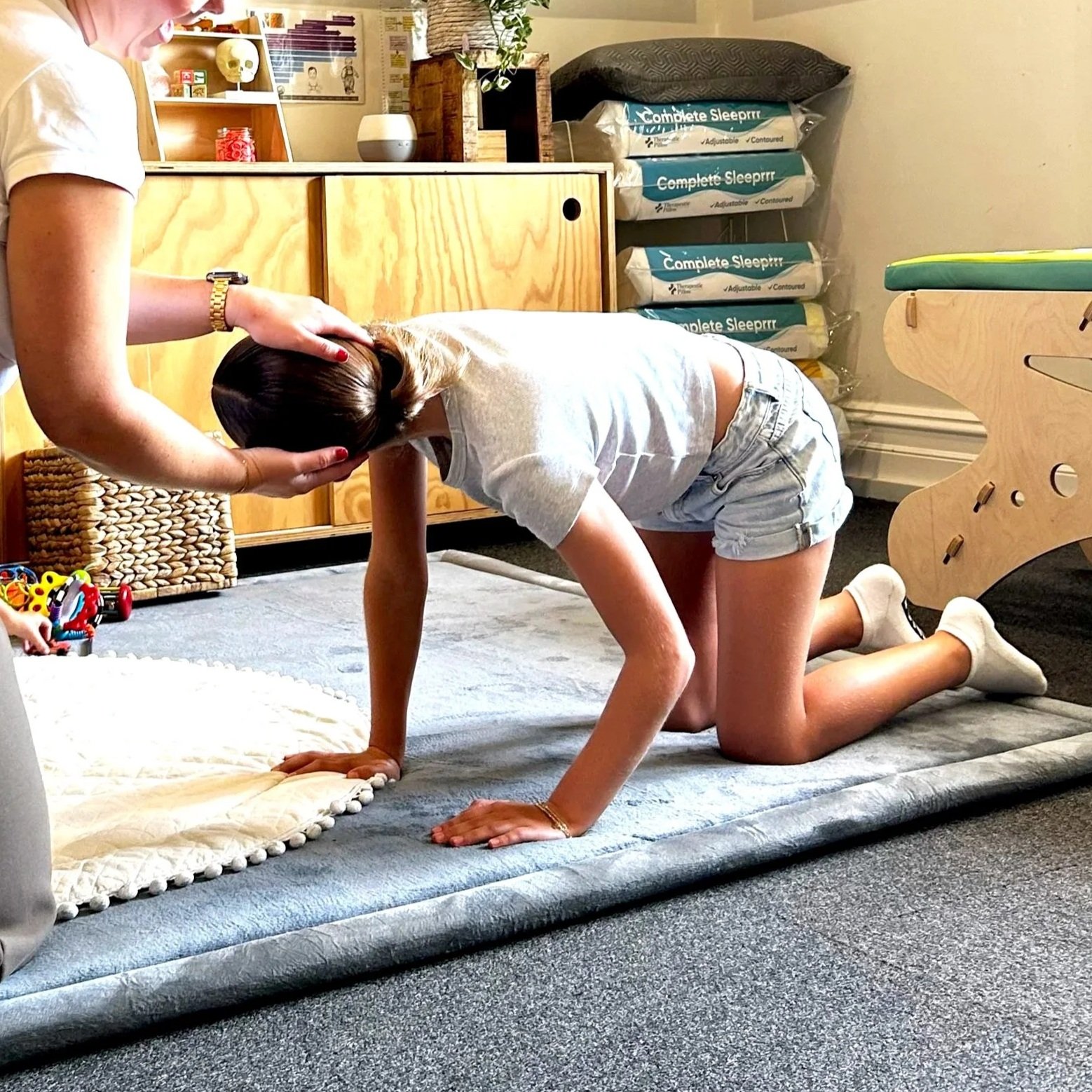 Retained primitive reflex exercises