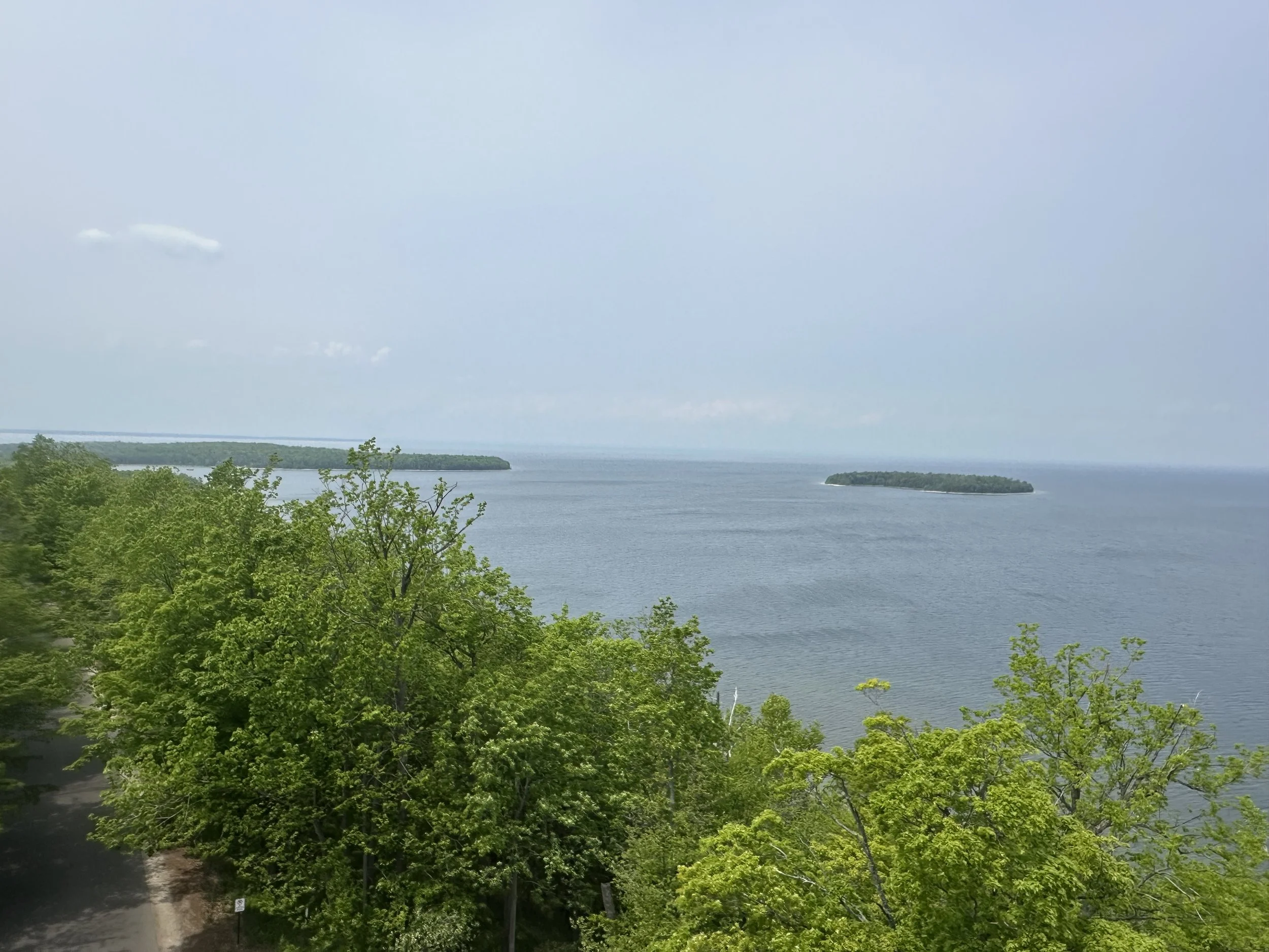 Door county mainland and horseshoe island