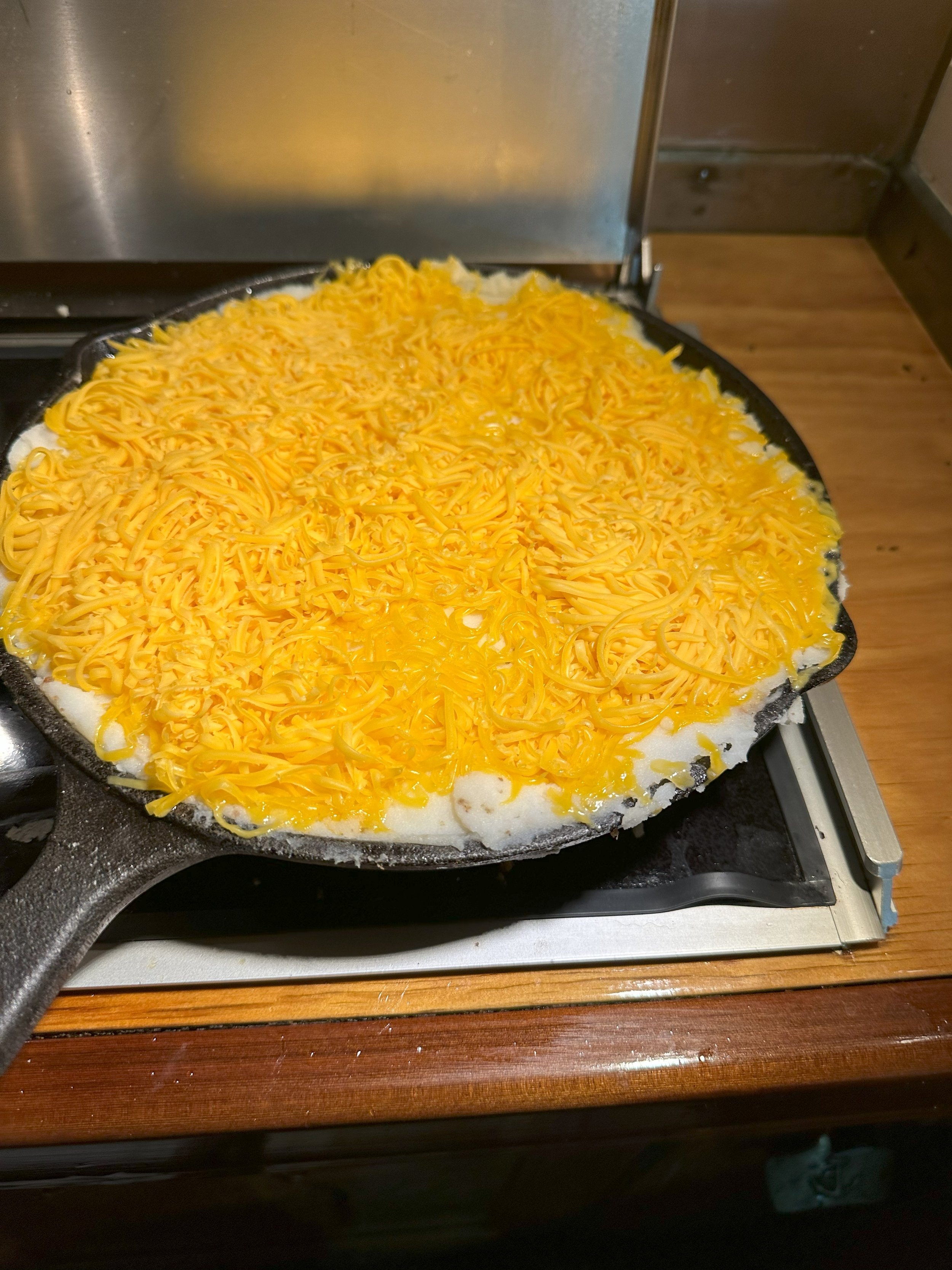 Homemade Shepard's pie onboard!