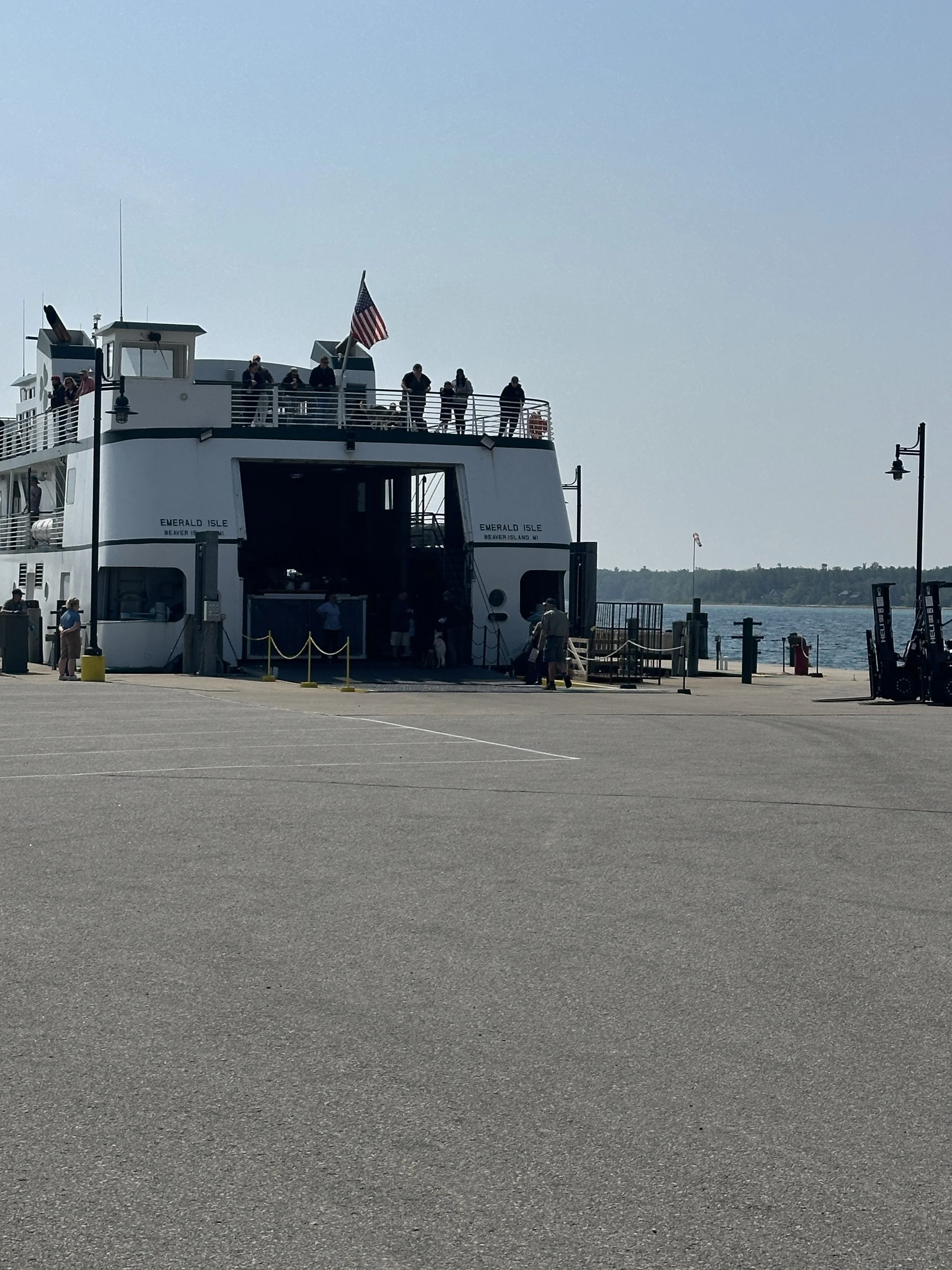 Fun watching the ferry leave