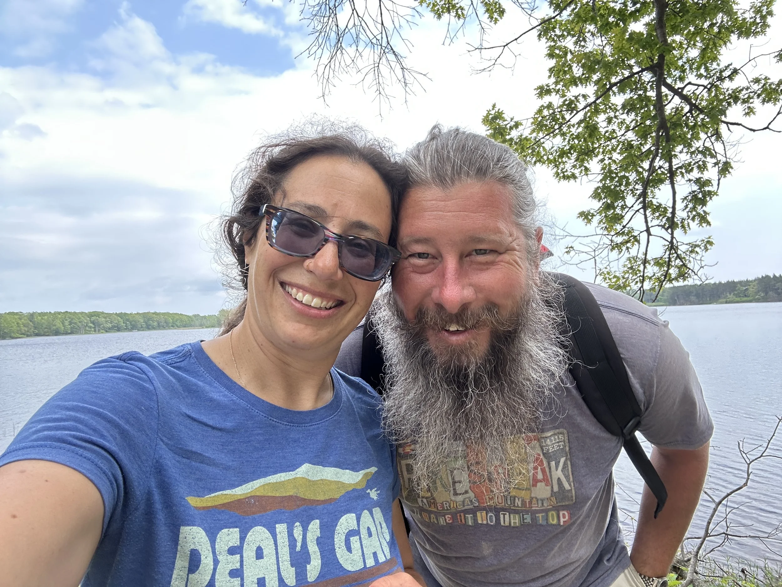 Obligatory selfie at Fox Lake