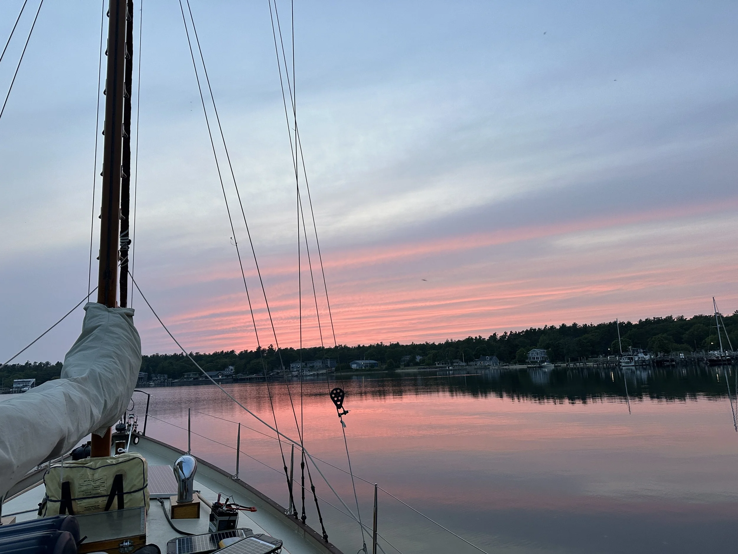 Beautiful sunset on Beaver Island