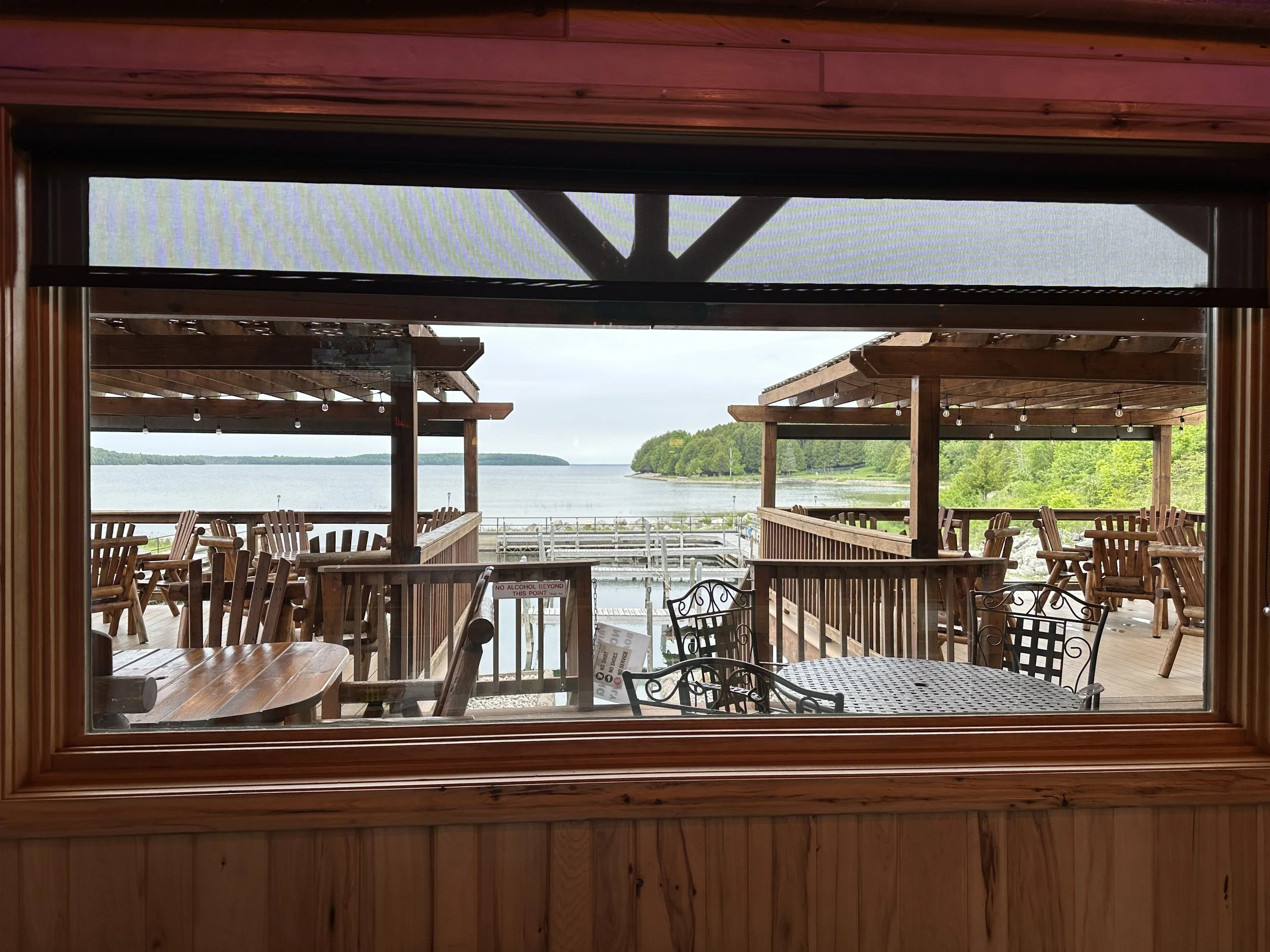 Our view for dinner!
