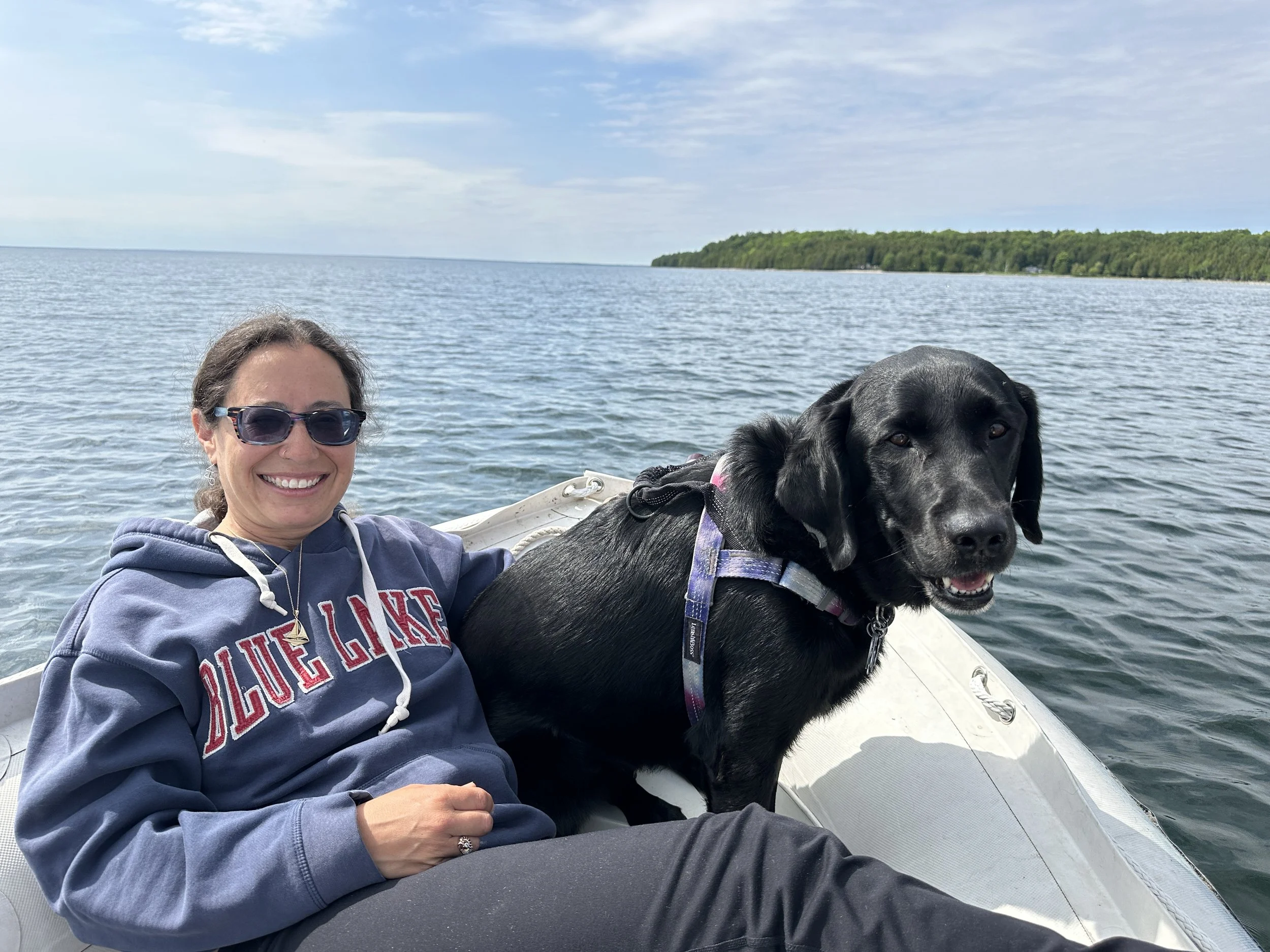 Long dinghy rides with mom