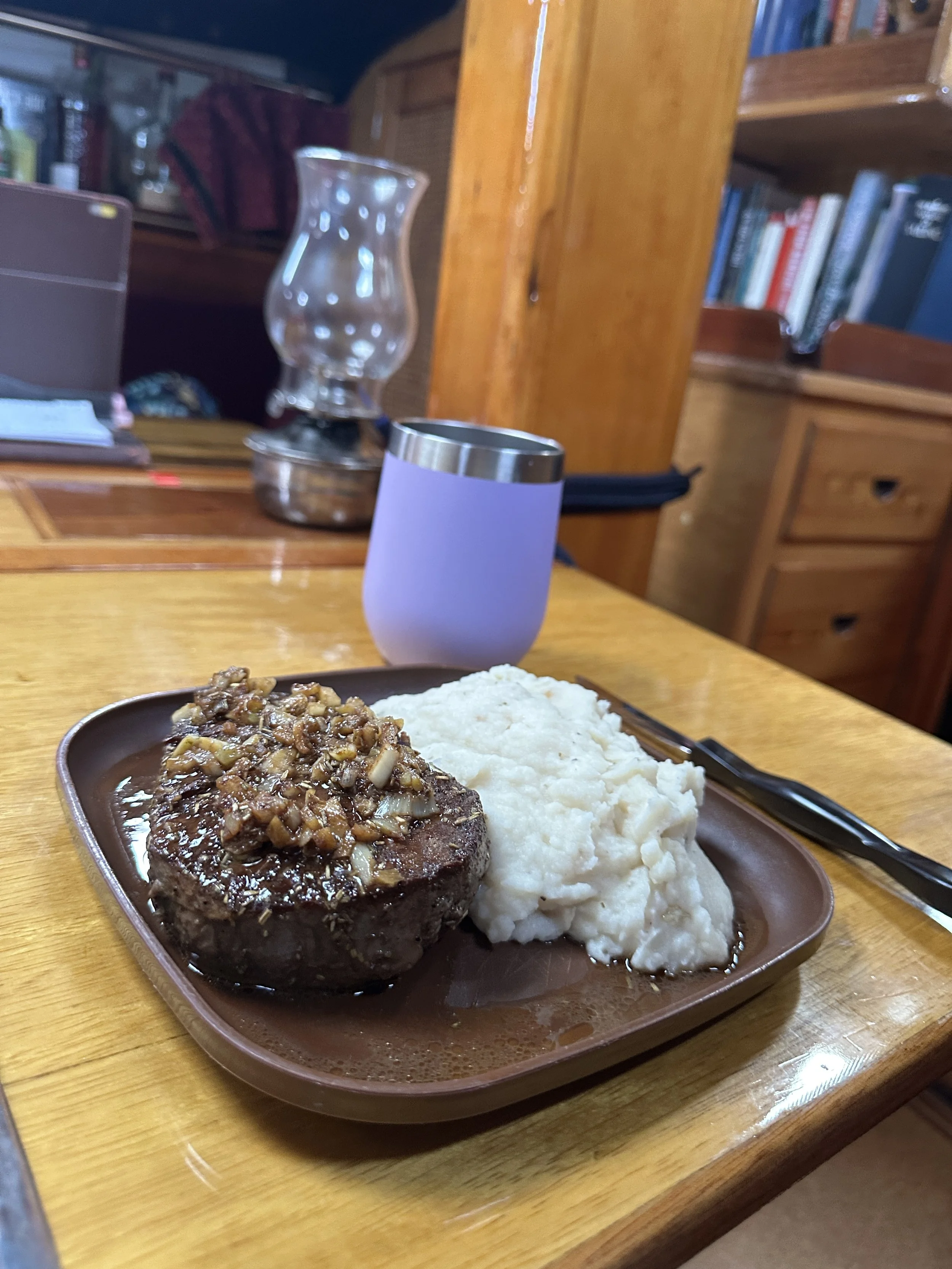 Steak from the gas station in Garden
