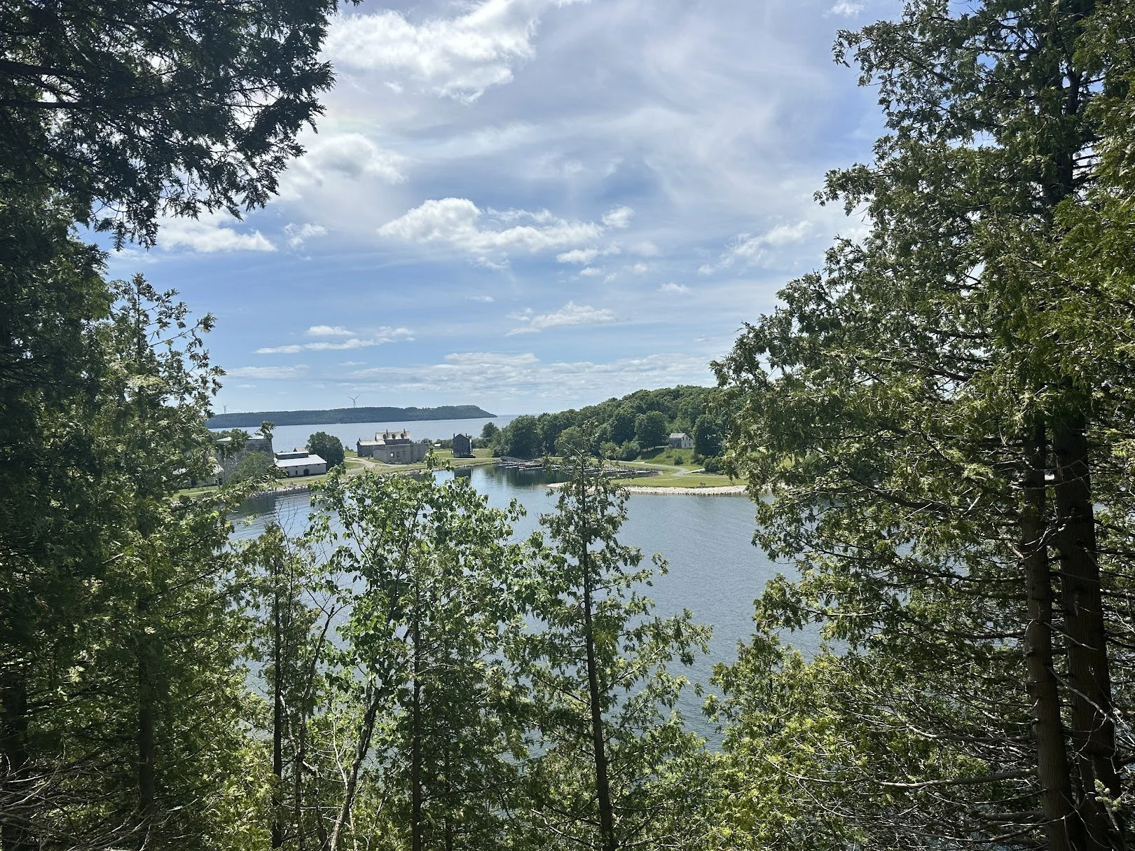 View of Fayette from the Escarpment
