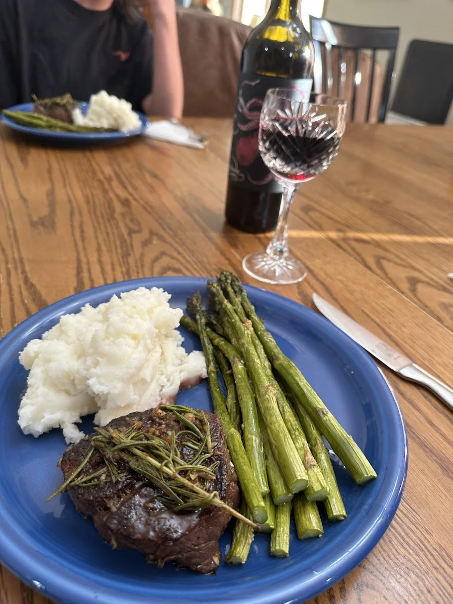 Is that fresh asparagus? Yes please!