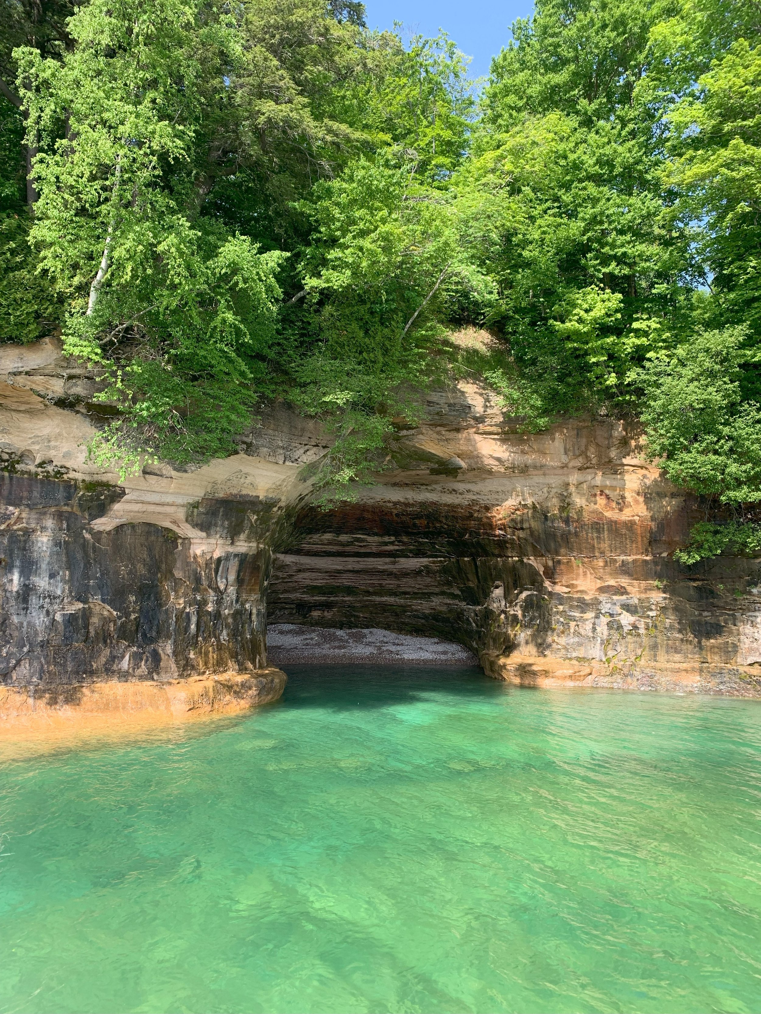 The waters are so clear