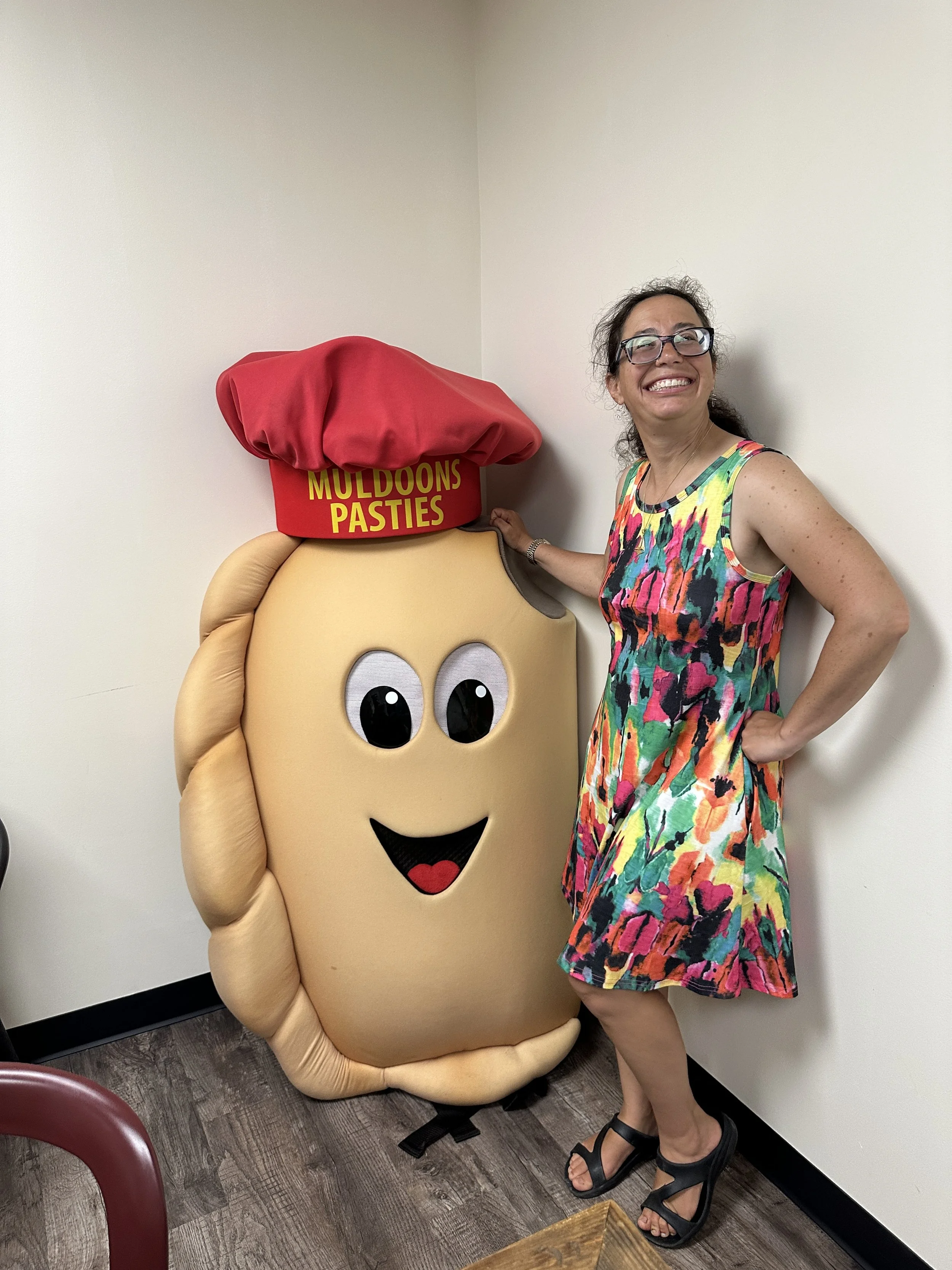 Posing with a Pastie