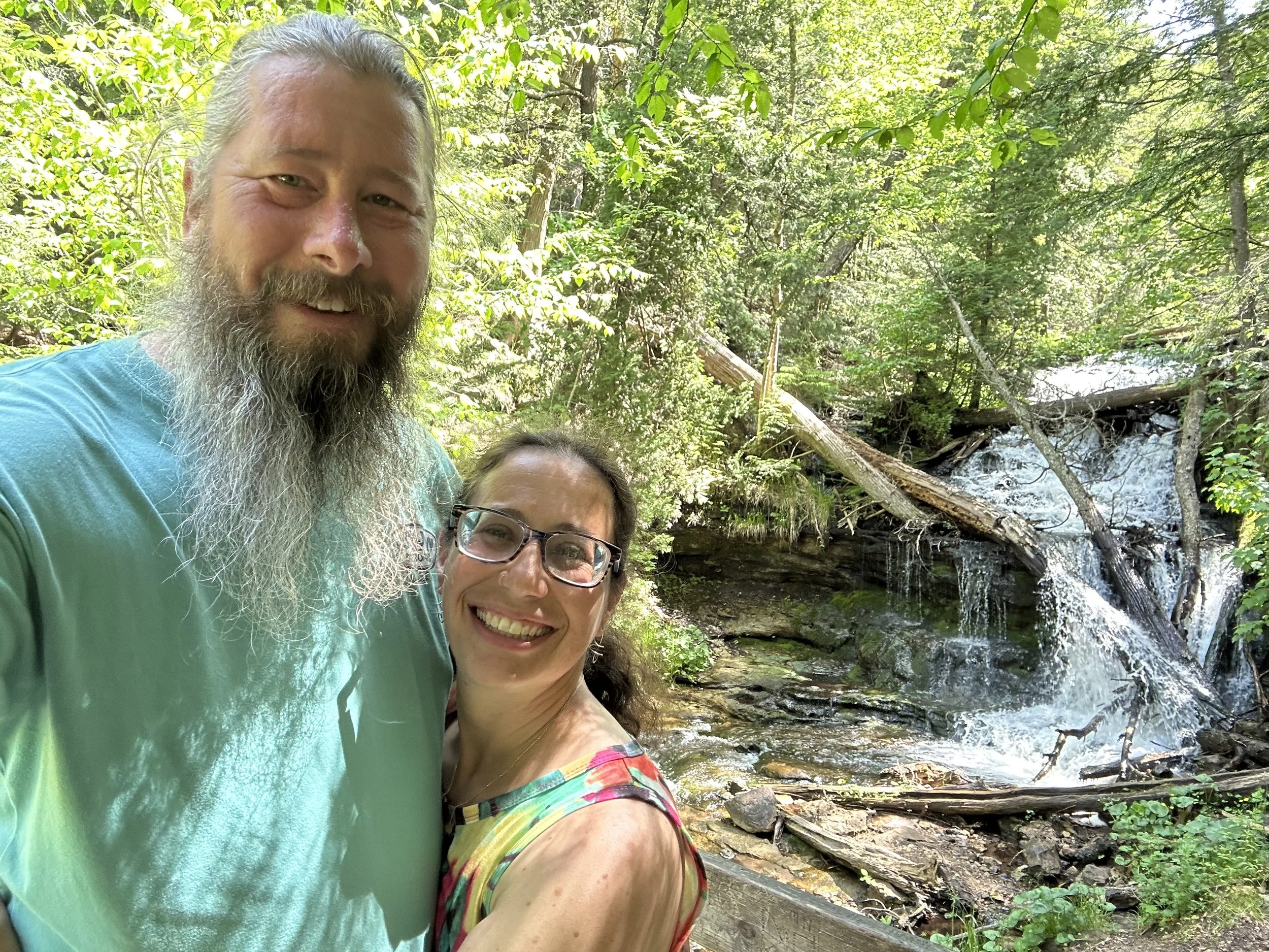 We enjoyed the shaded walk