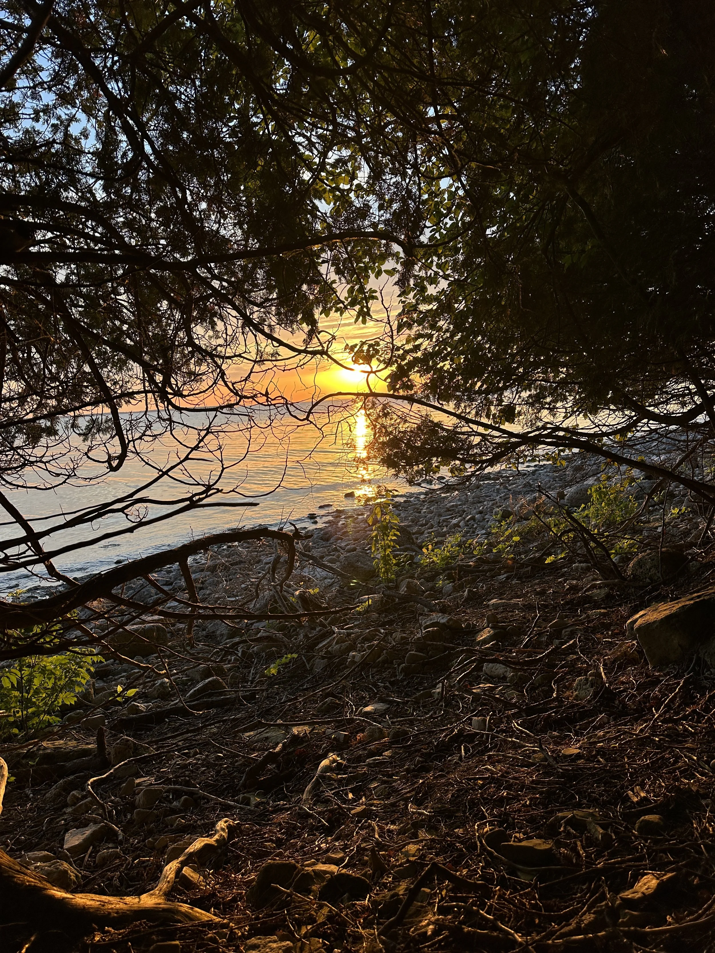 Sunset at Horseshoe Island