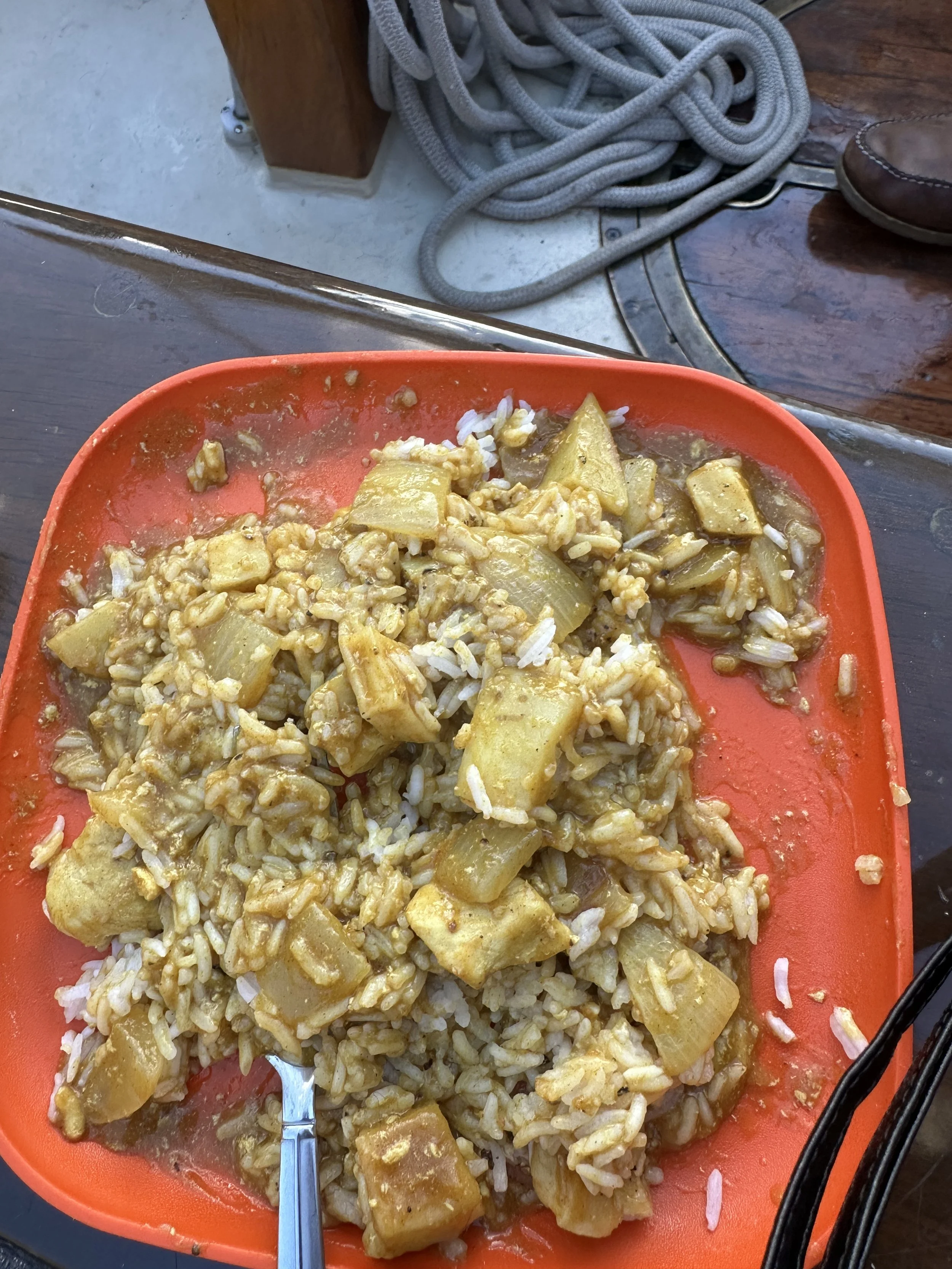 Cory's potatoes were smiling!