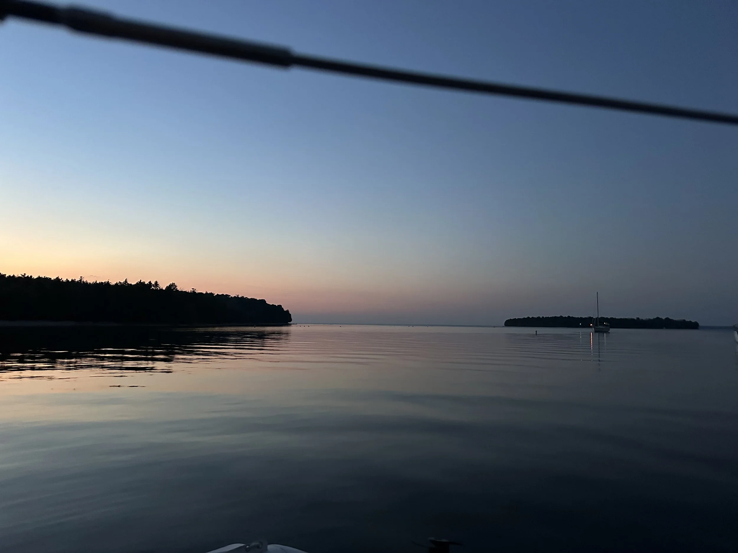 Calm sunset