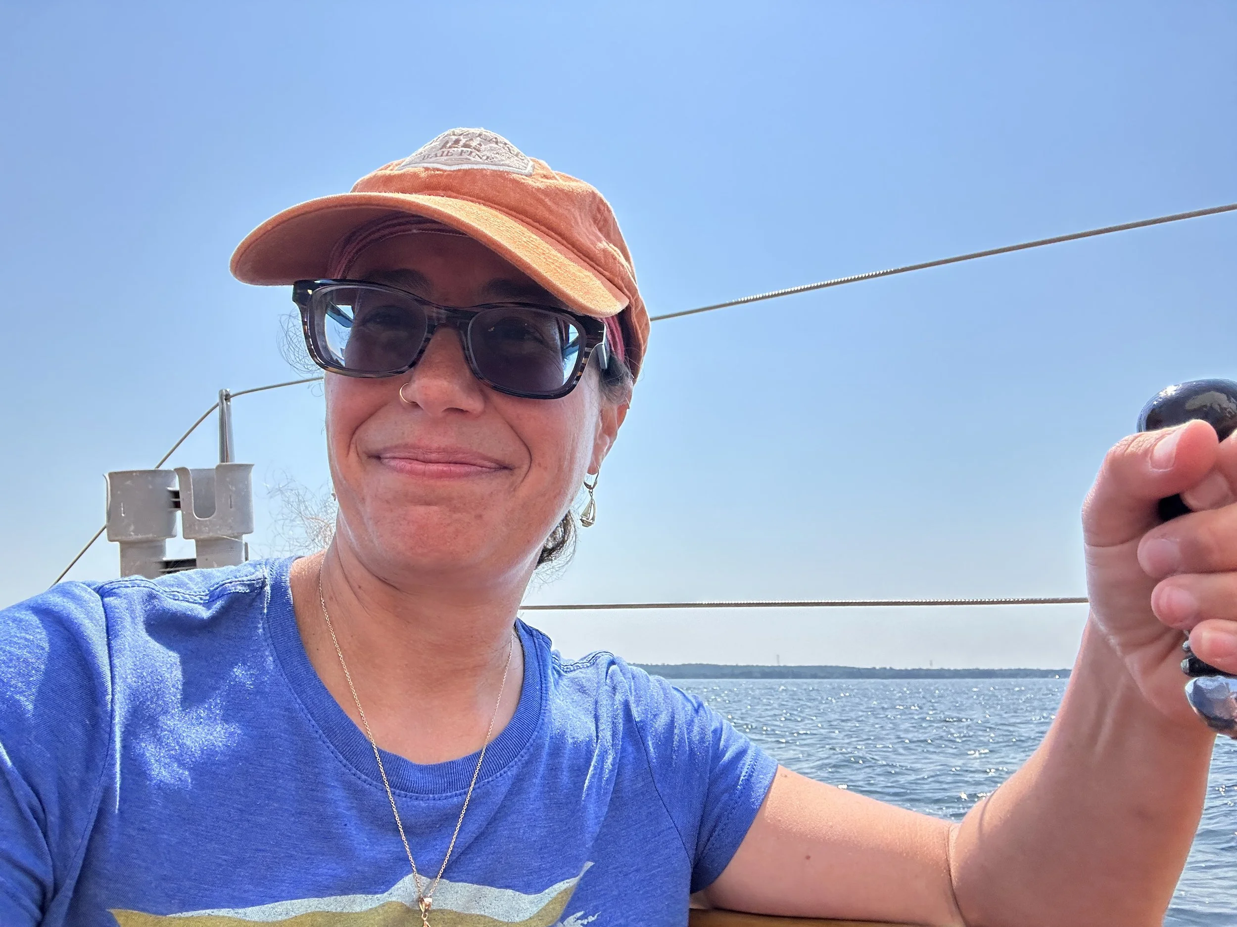 First mate in charge of jib lines