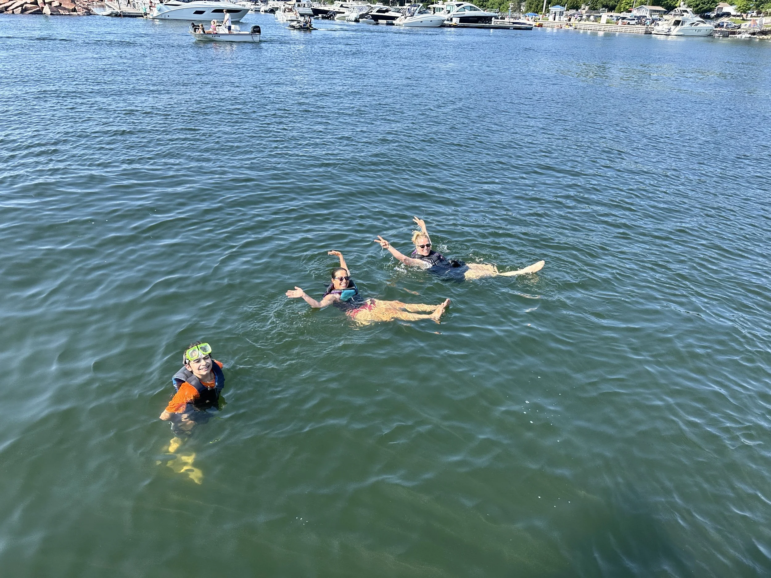 Look we are all swimming!