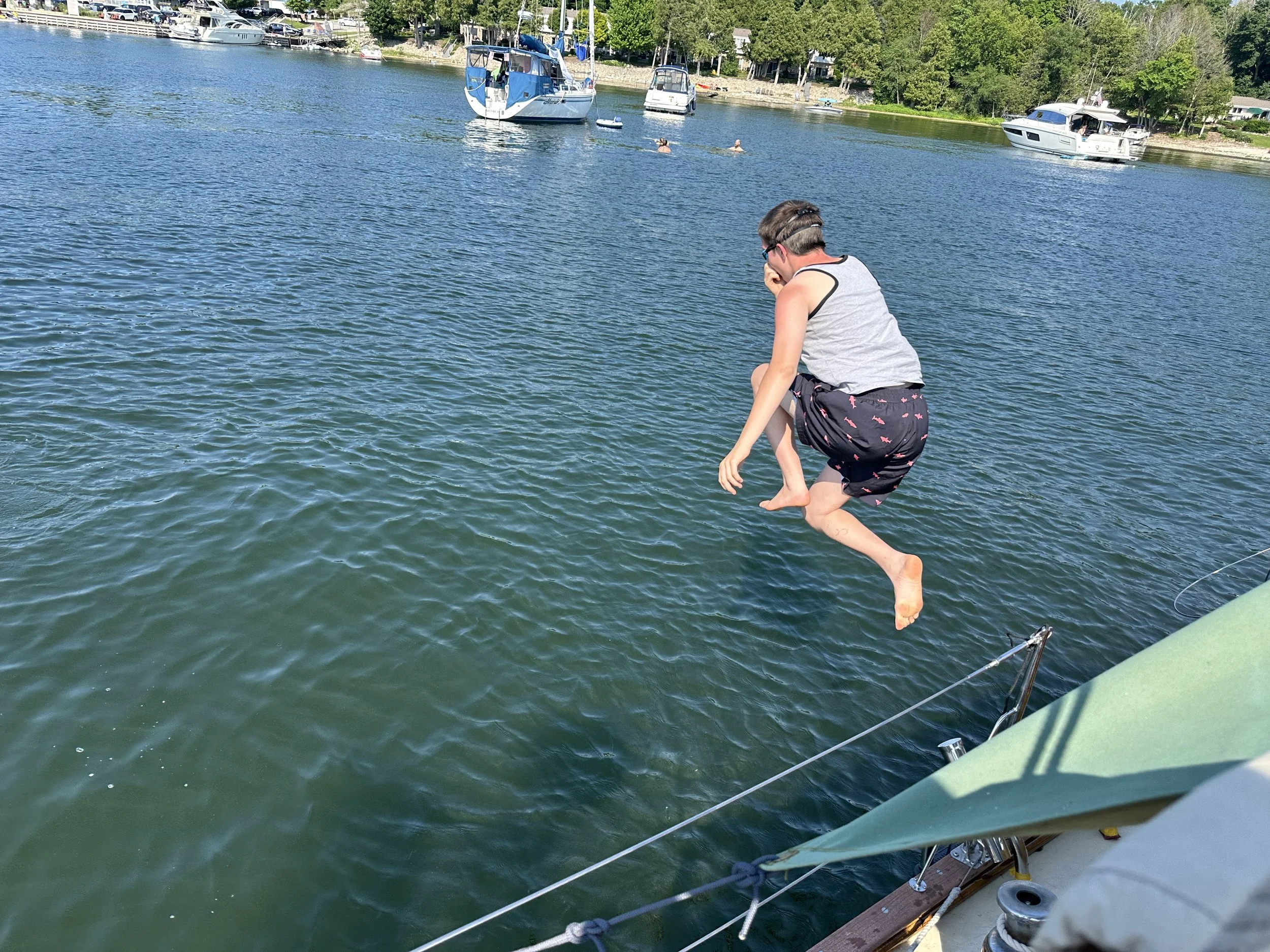 There goes Cory!