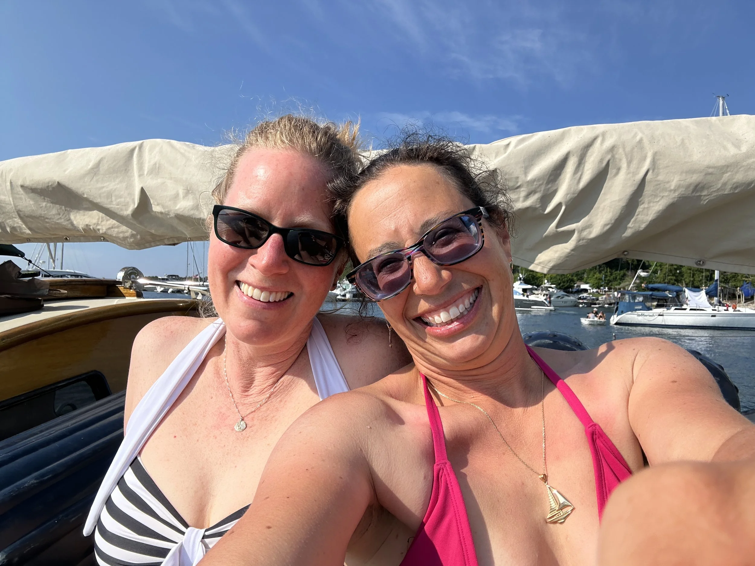 Girls on boats
