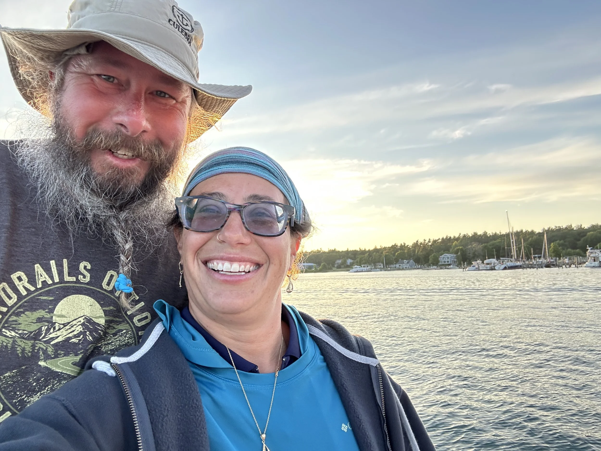 Captain and 1st mate selfie