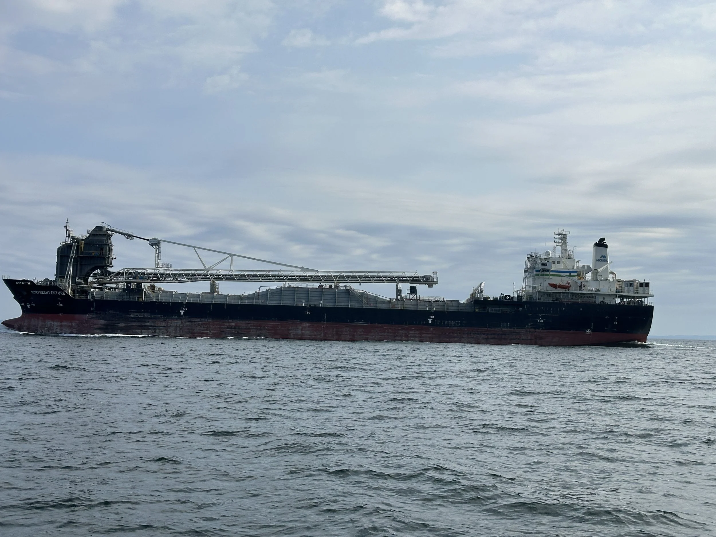Big freighter we passed