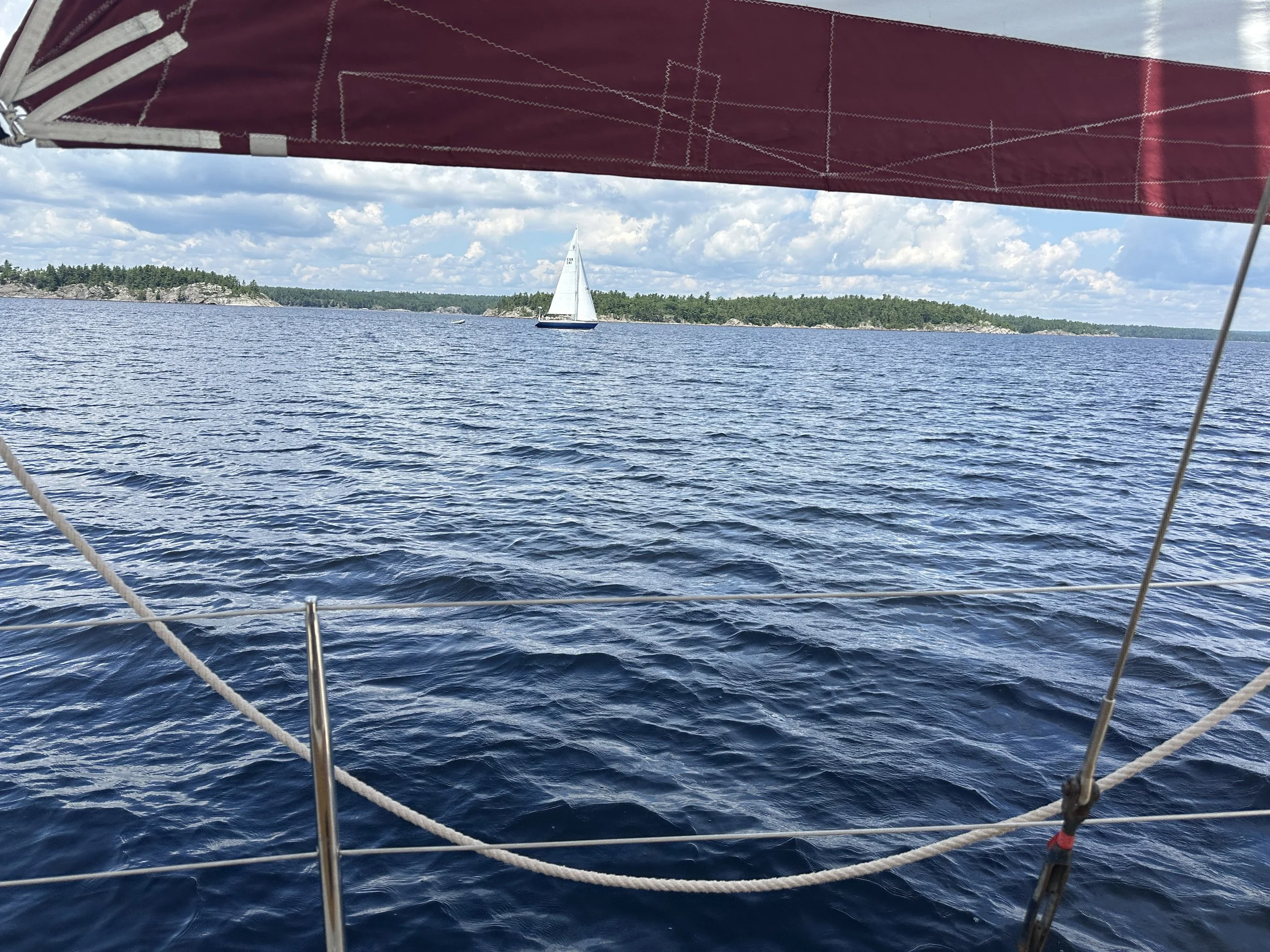 Sailing Vessel SiSu off in the distance