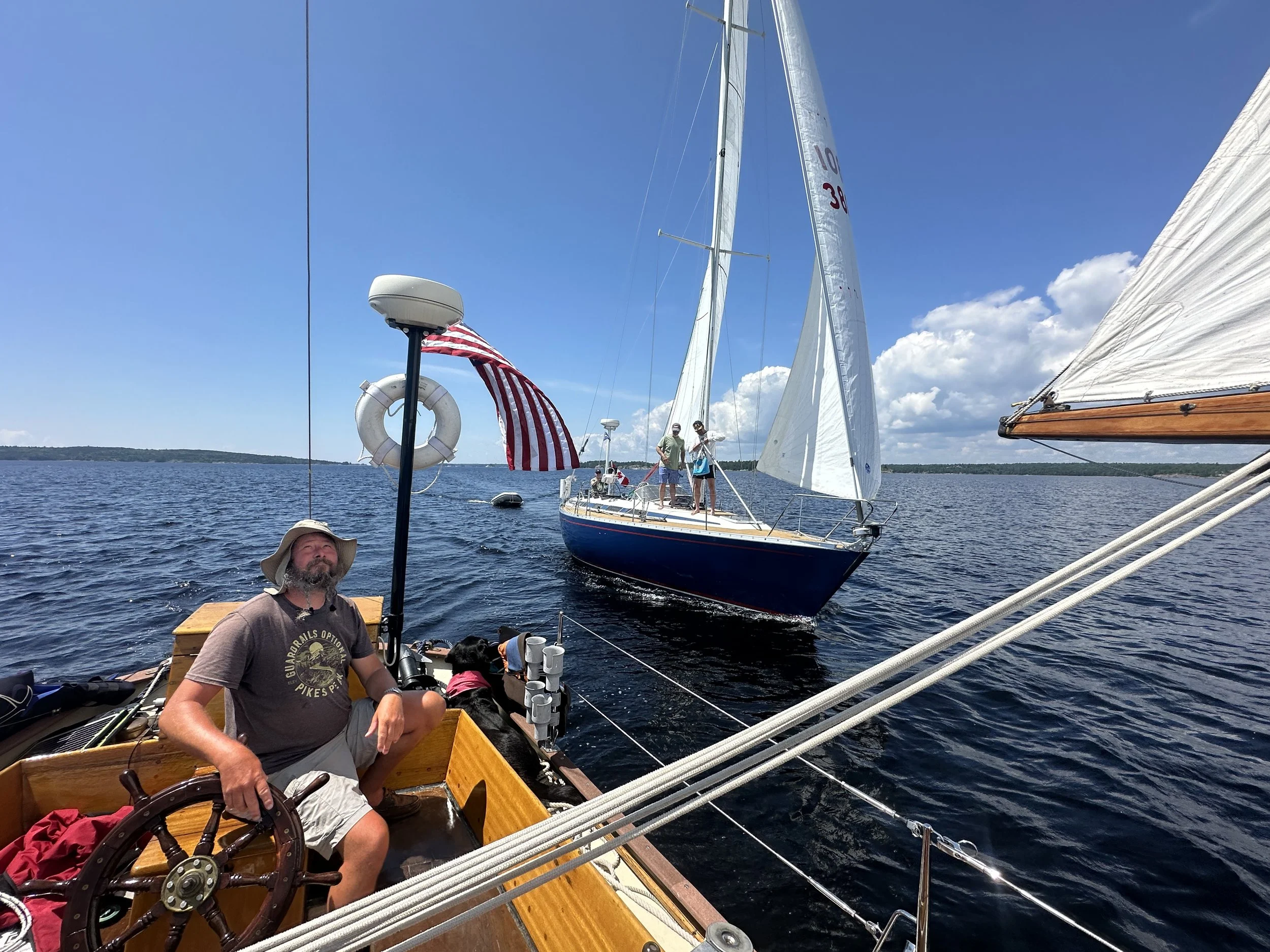 More views of our sail with SiSu