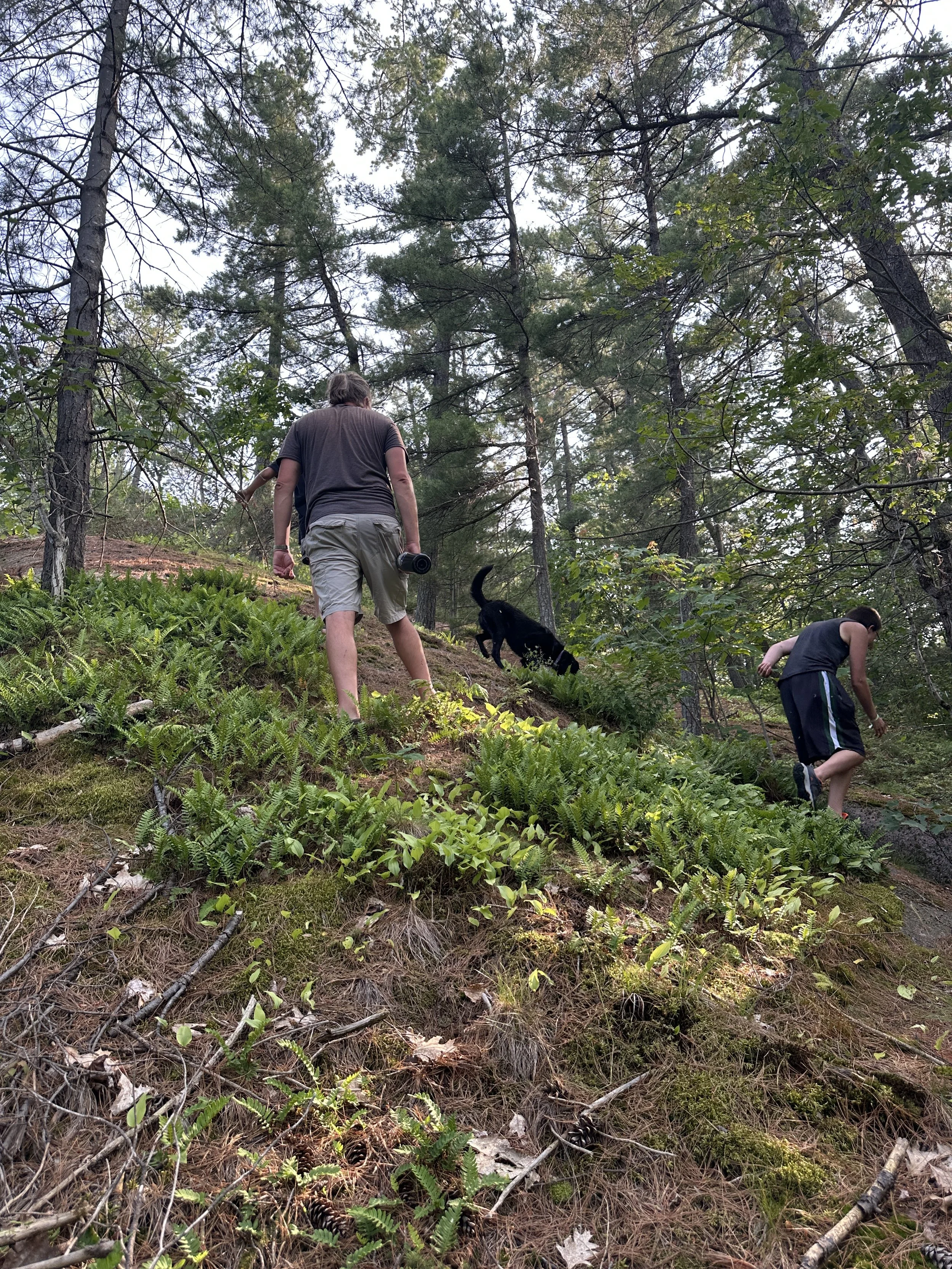 More slope hiking