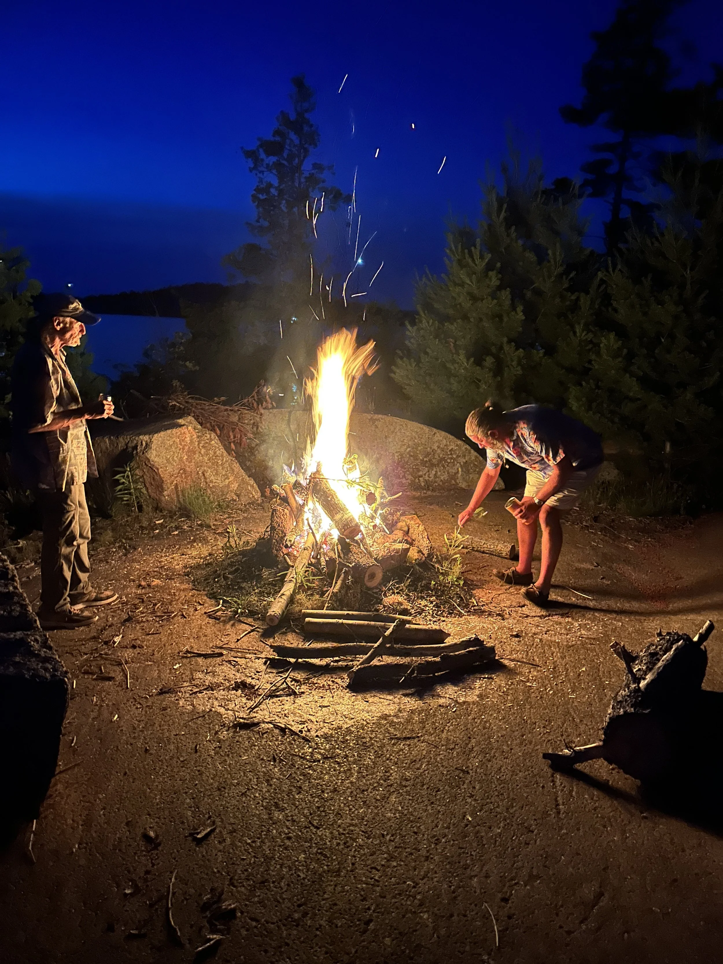 Our fire for the night