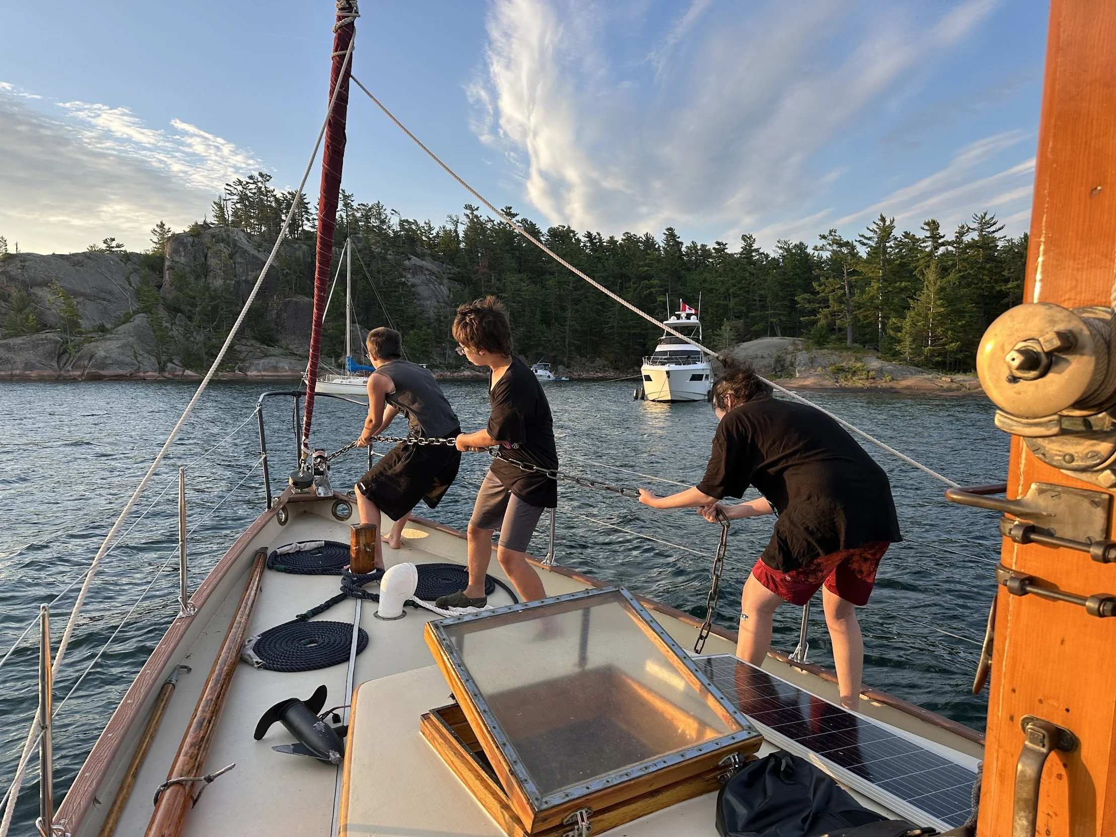 Zombie Sailors pulling the anchor at 6:30am