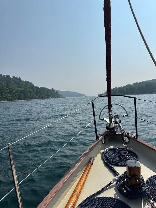 Entering Baie Fine