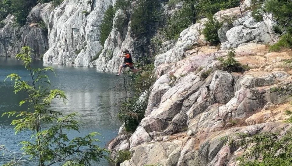 Bert cliff jumping