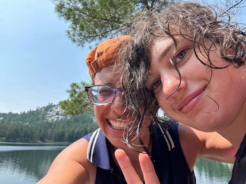Mom and Dani selfie
