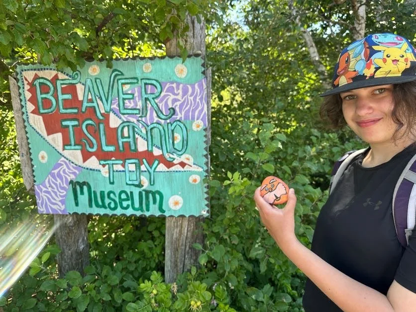 Lorax rock found near the Toy Museum