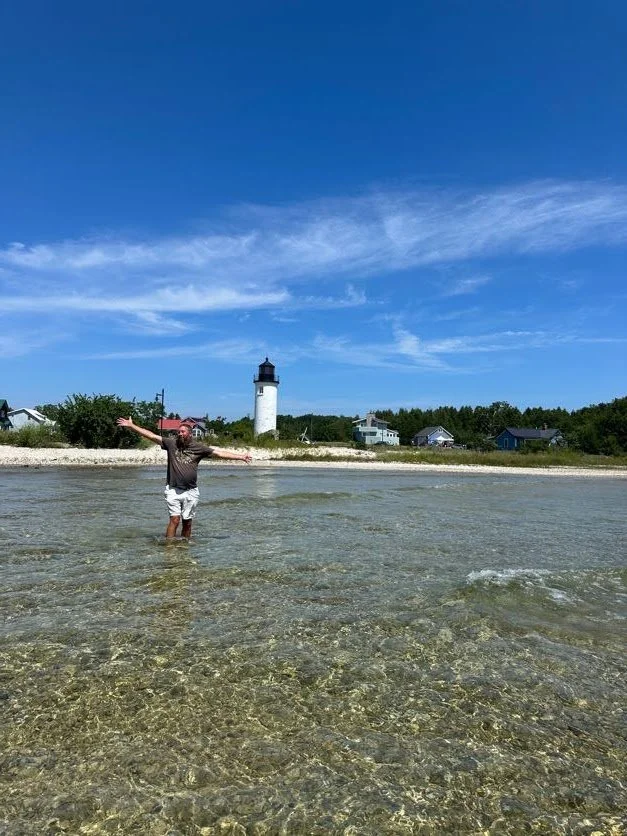 I actually got Captain in the water! 