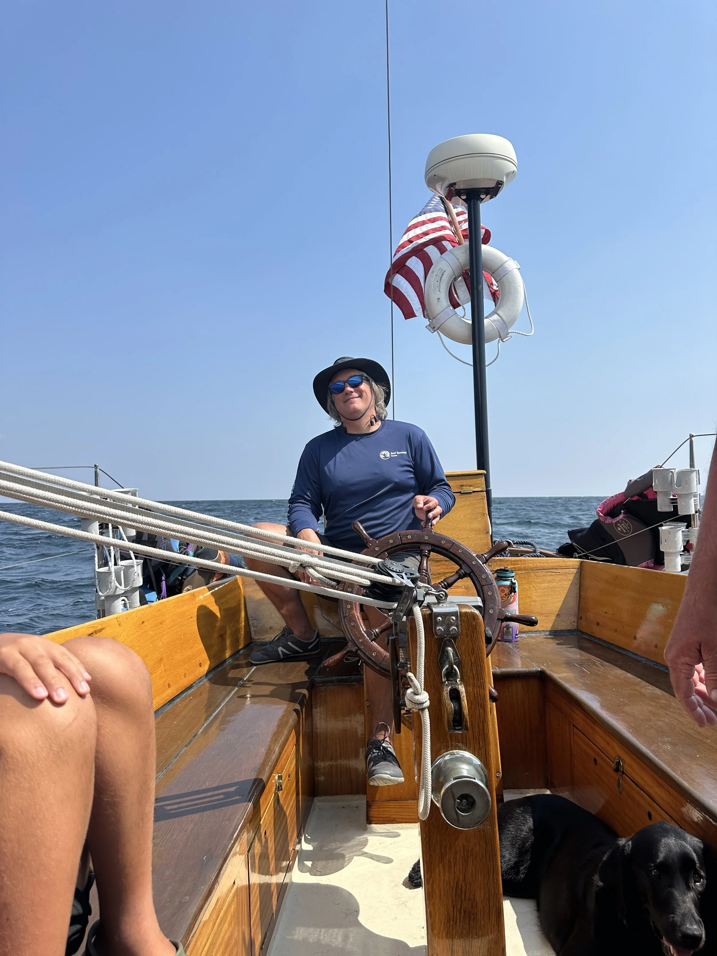 The sun came out and the sail got better!