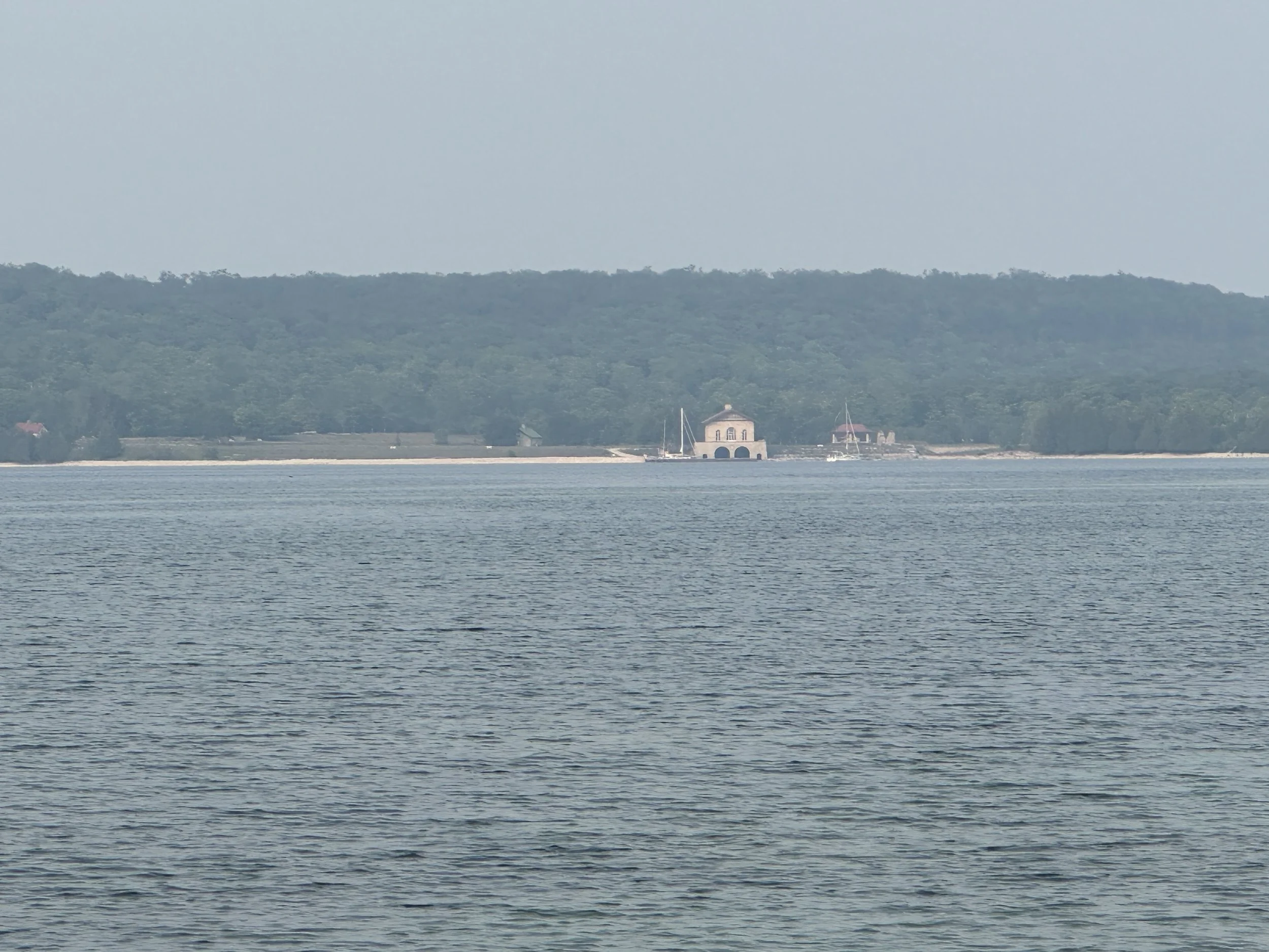 View of Rock Island from north Washington Island