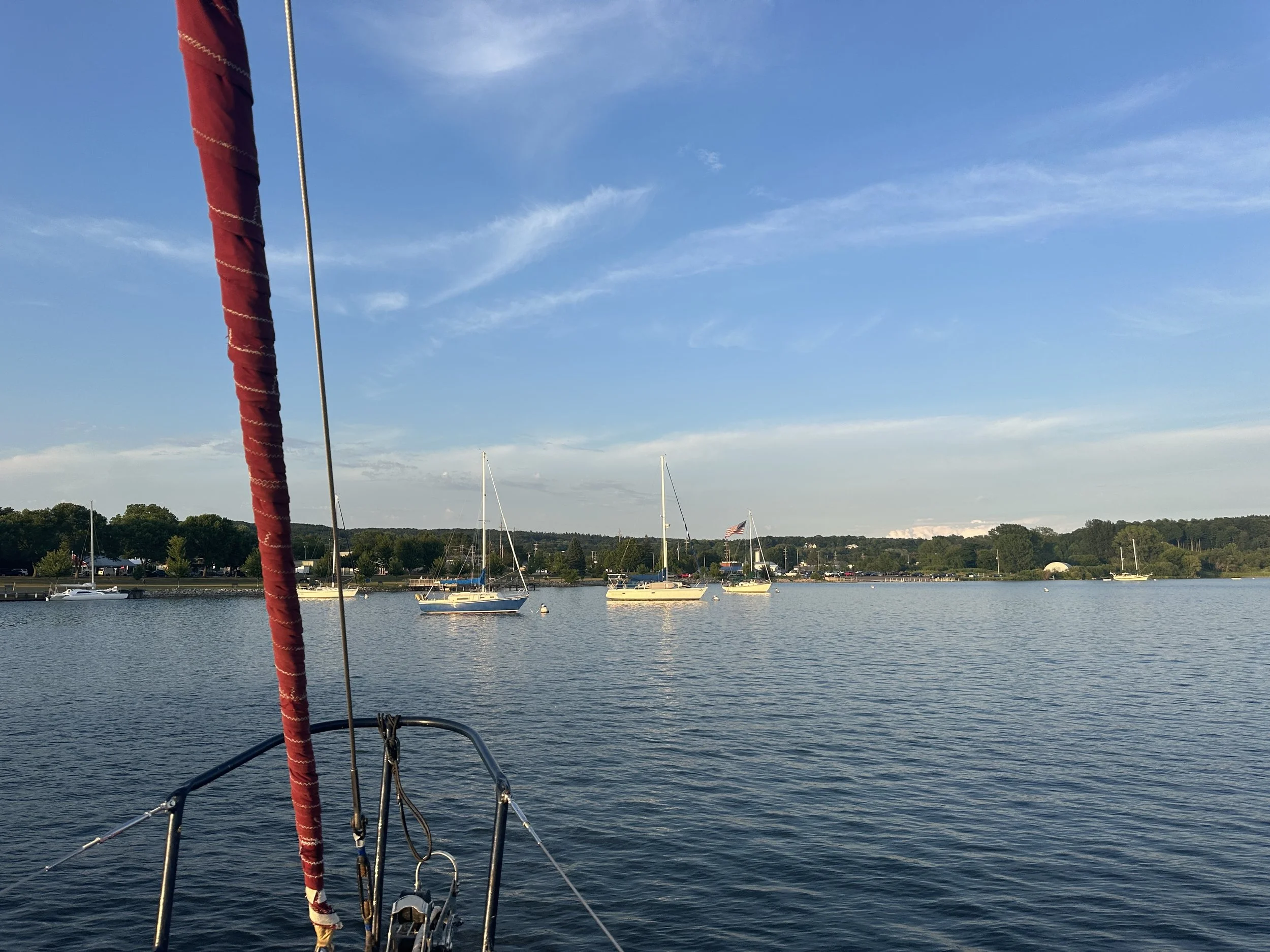 Views of our anchorage