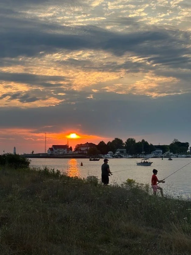Beautiful (and still hot outside) sunset