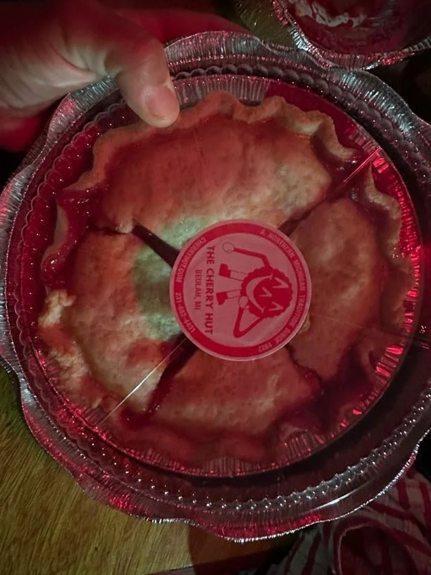 Horrible picture but great pie!