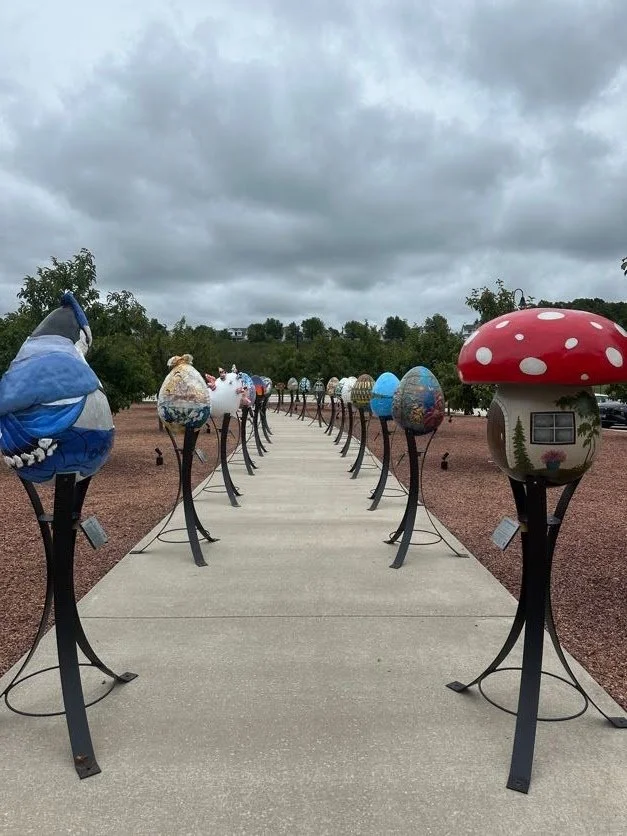 Eggs on parade