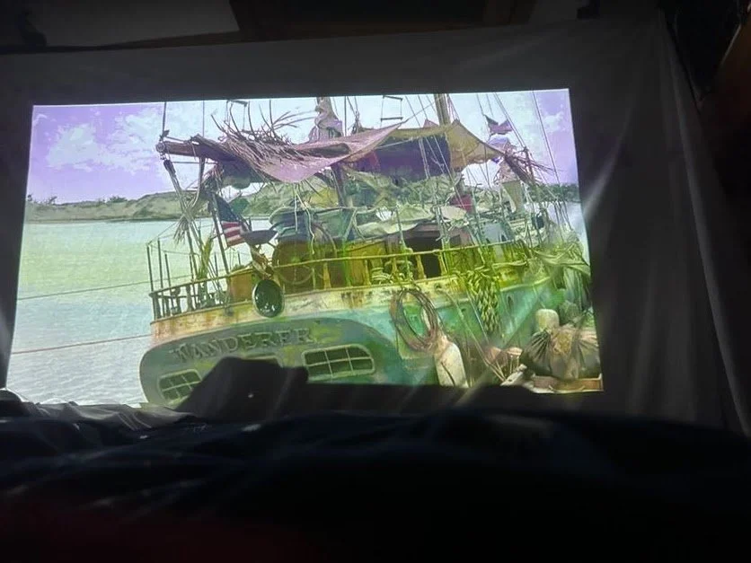 Captain Ron movie night!