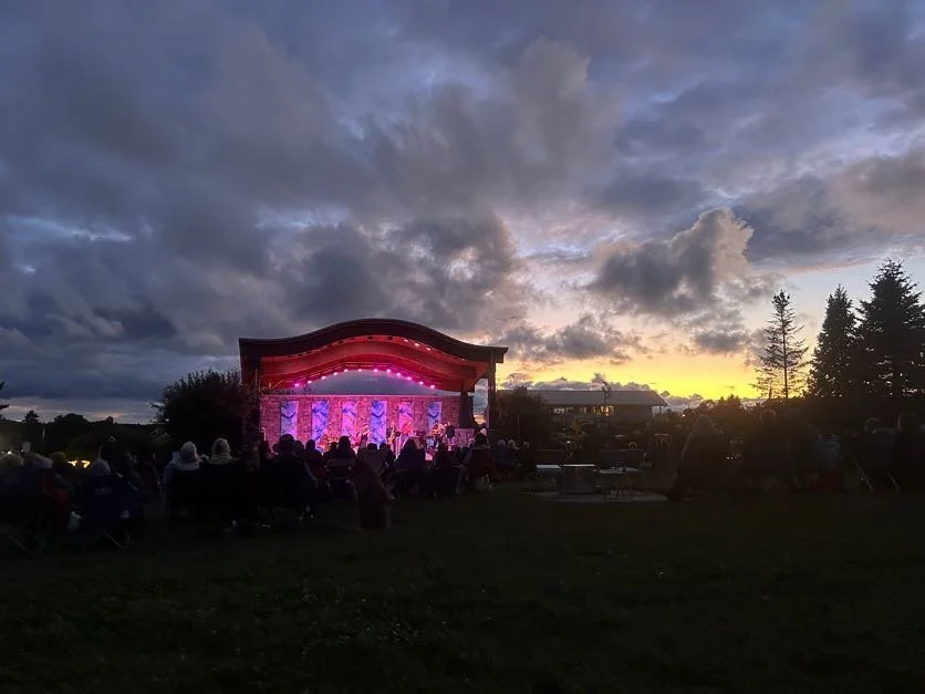 View of concert shell