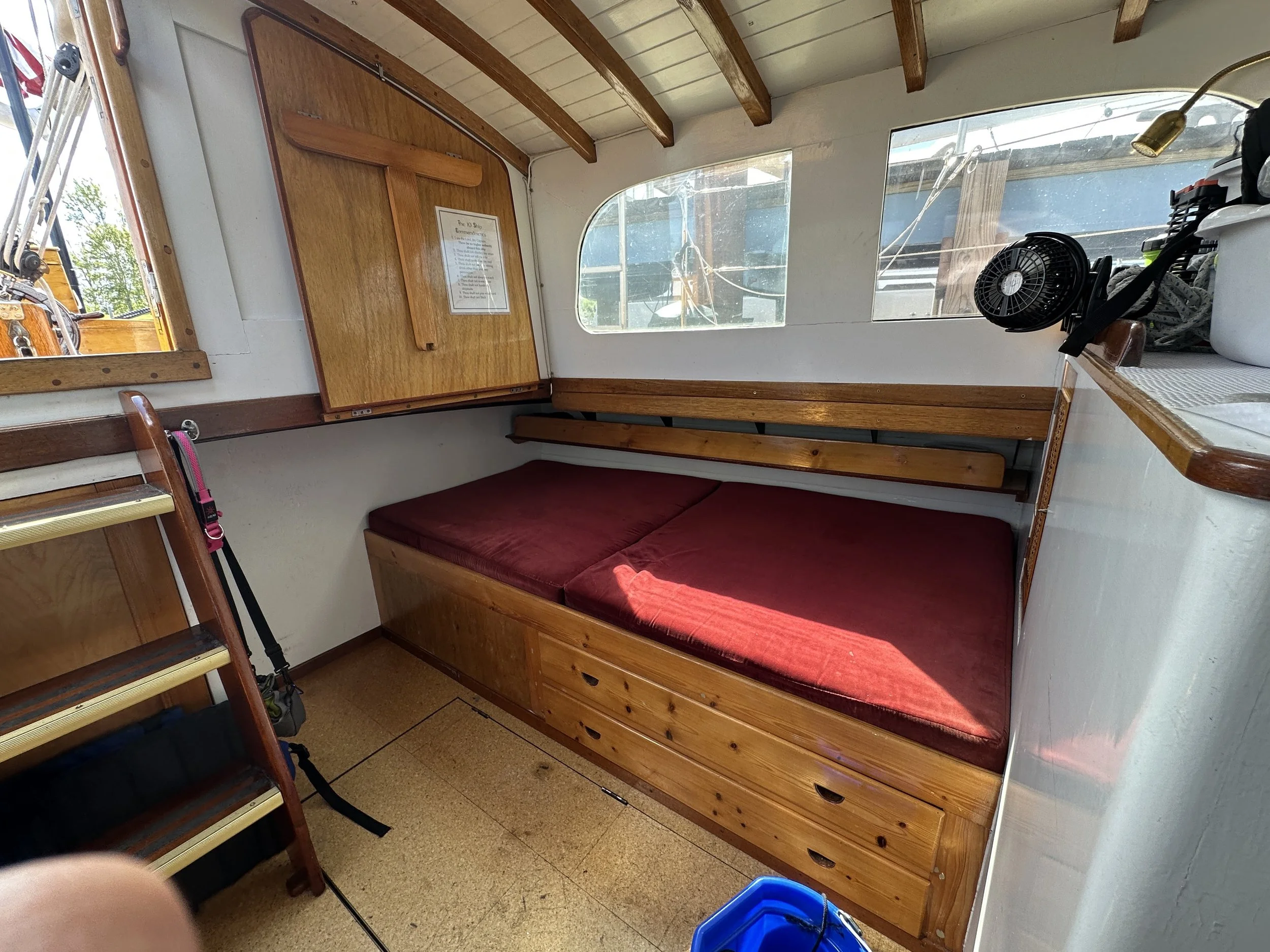 Cleaned up pilot house