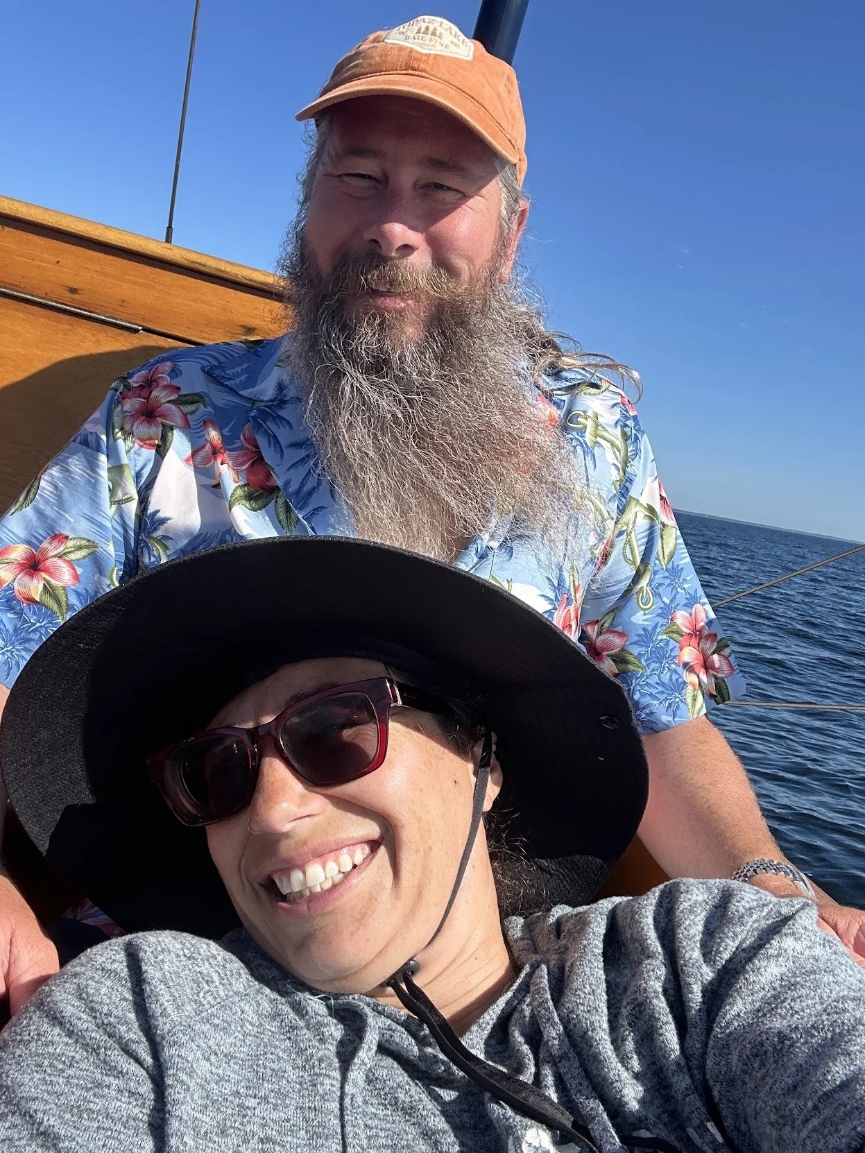 Chilling out while underway