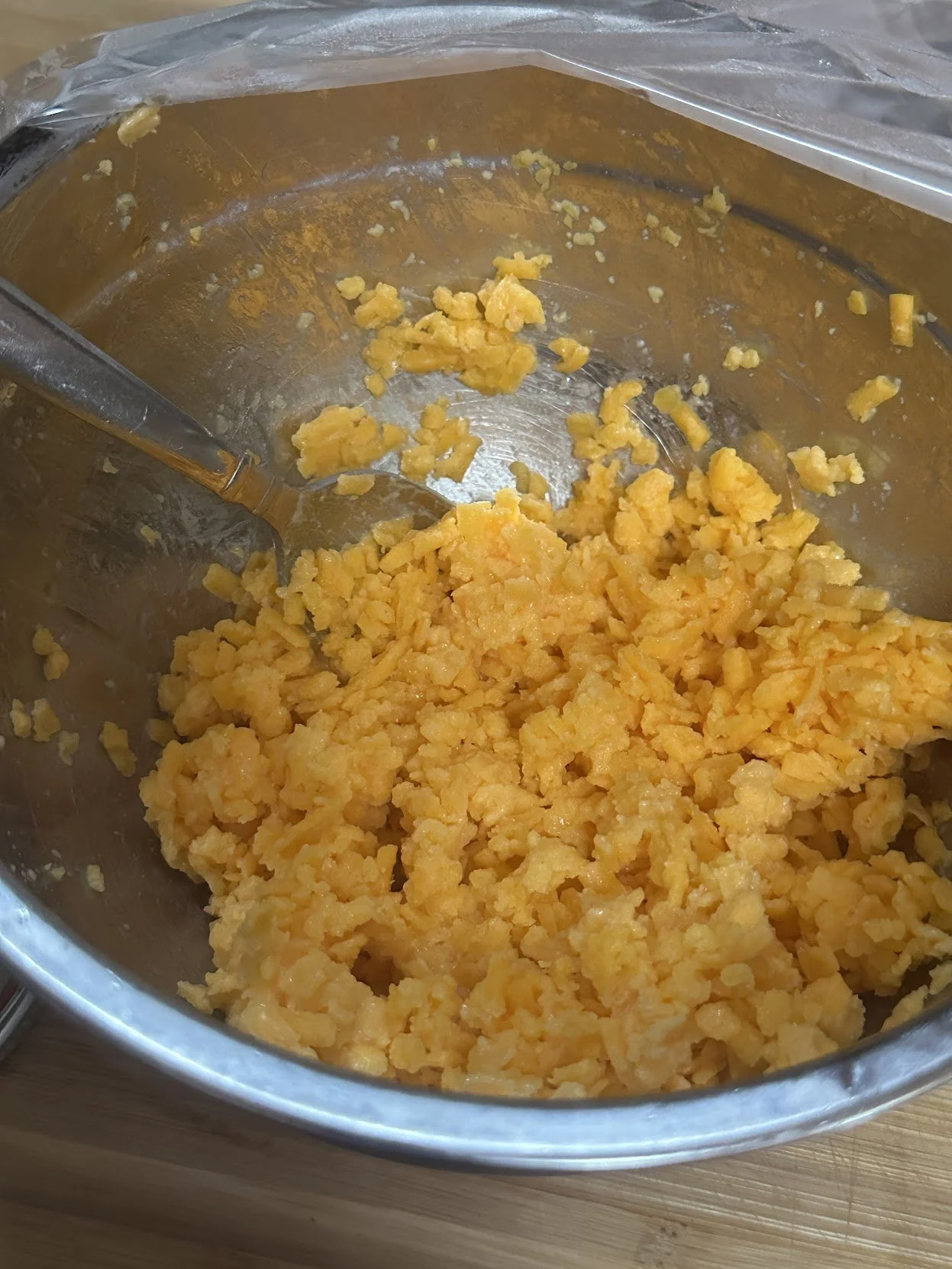 3rd attempt at reconsituting cheese