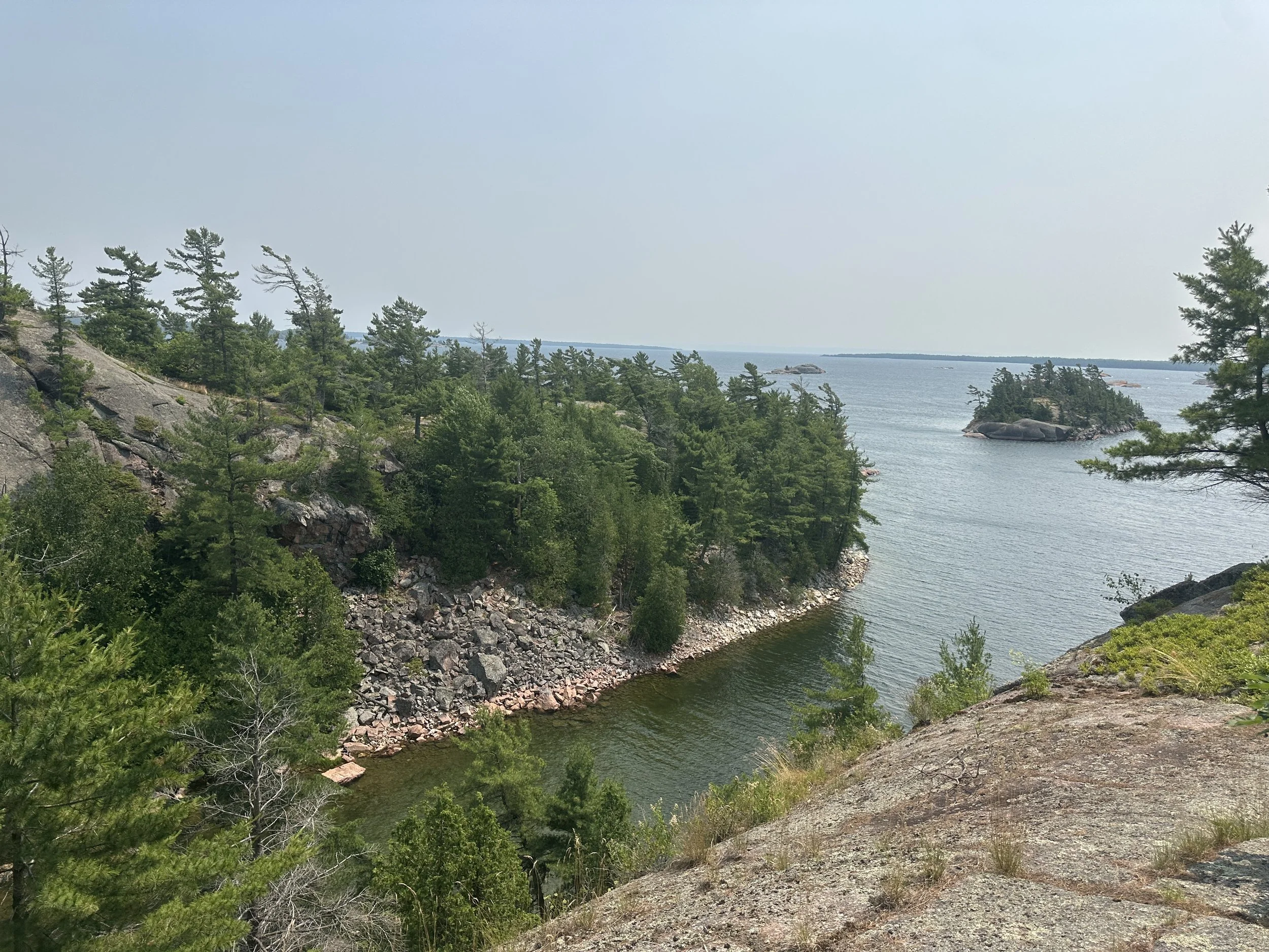 View of remote anchorage