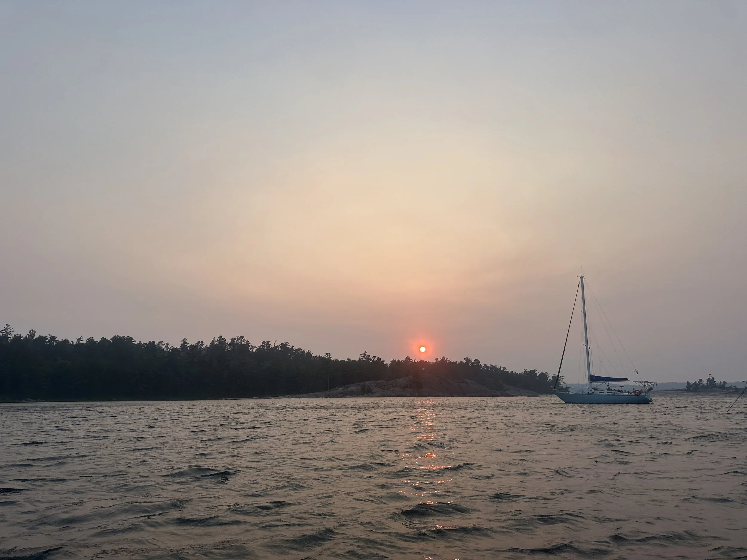 Fire sunset :(