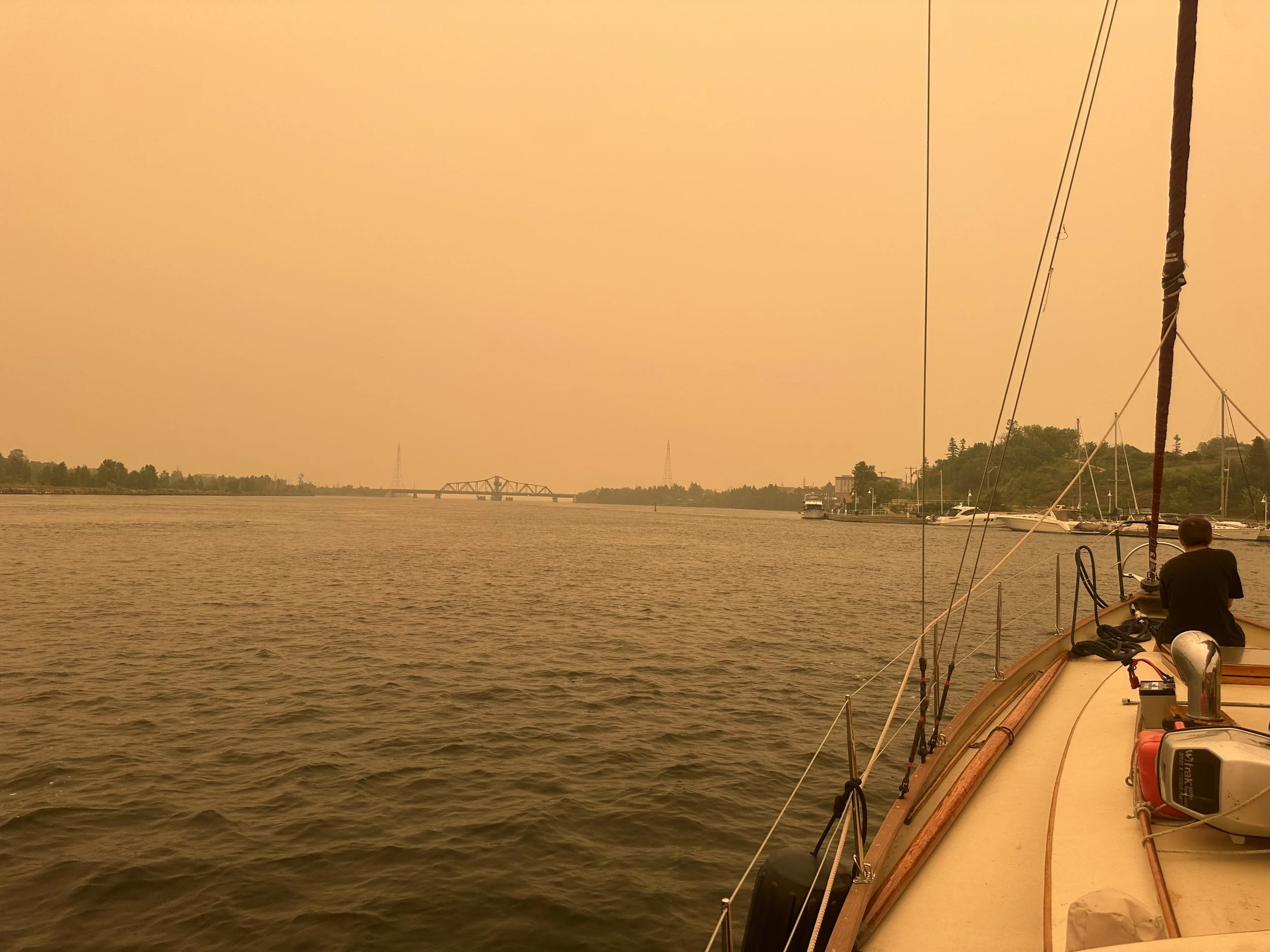 More smoky sail views
