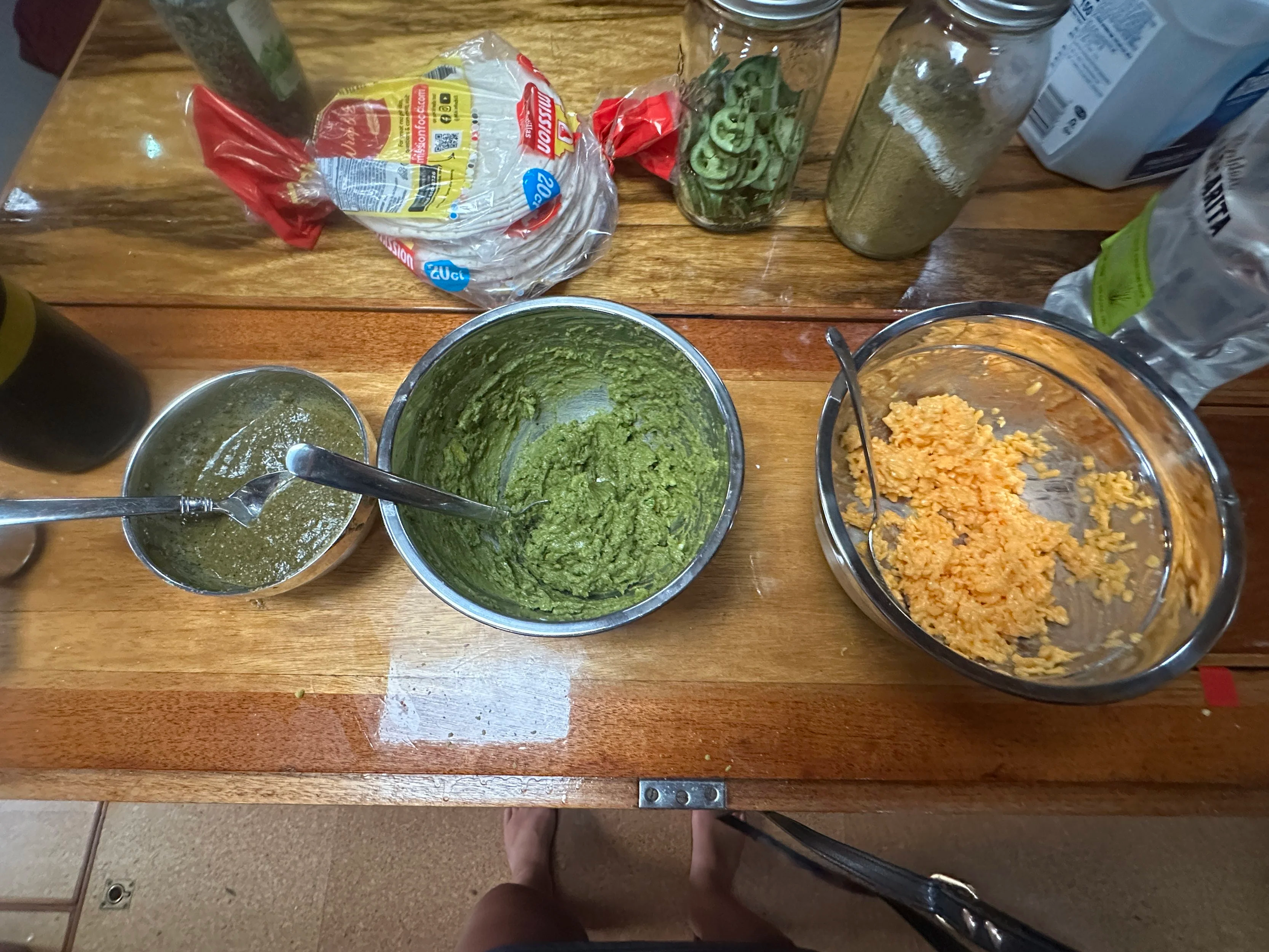 Re-constituted food!
