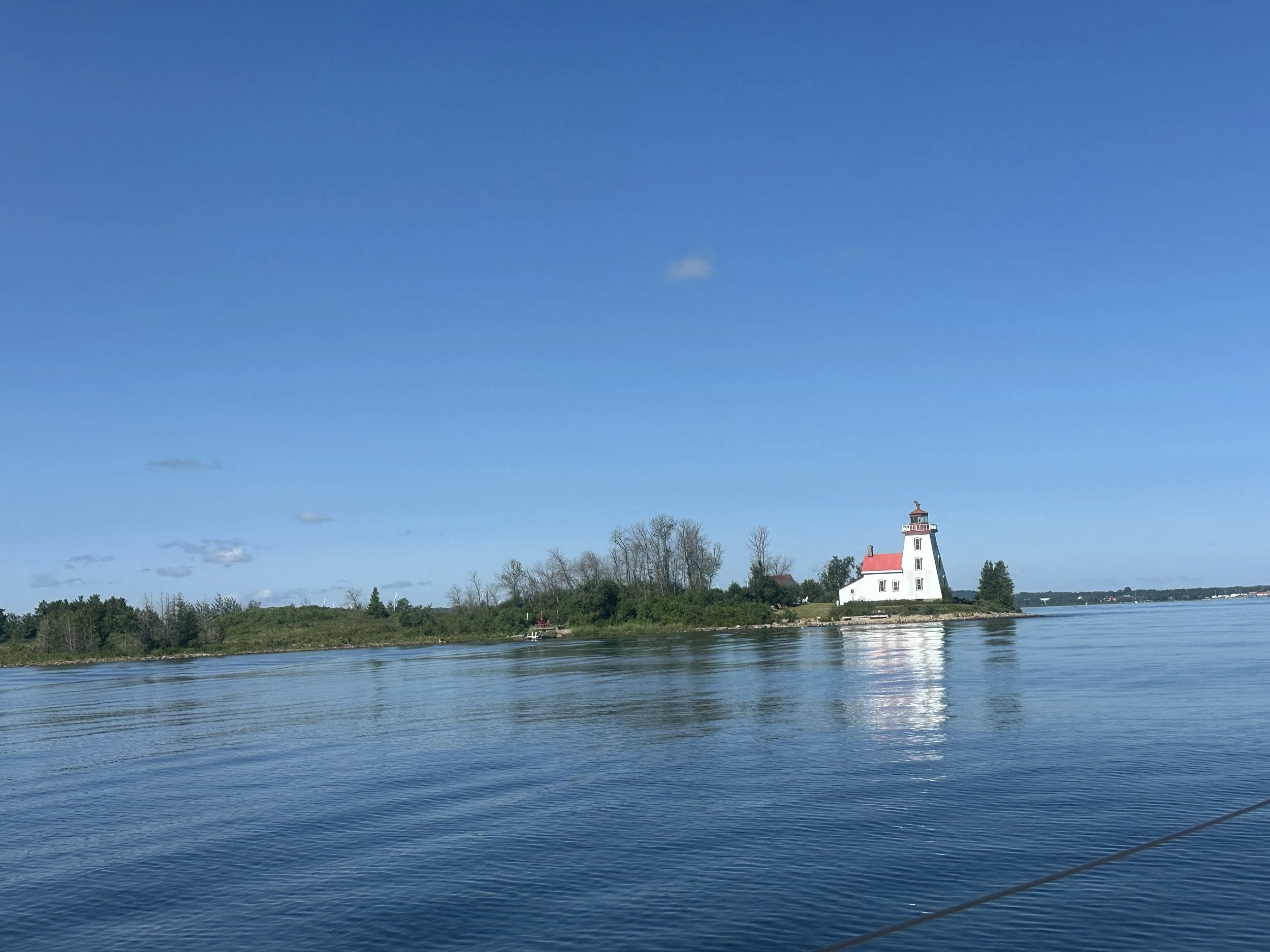 Strawberry Lighthouse on a beautiful morning